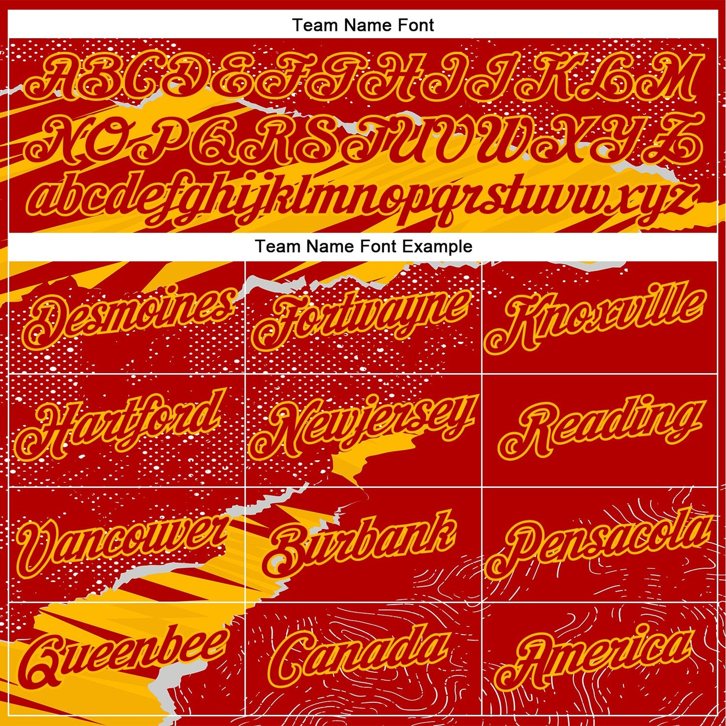 Custom Stitched Red Gold 3D Pattern Design Torn Paper Style Sports Pullover Sweatshirt Hoodie view 3