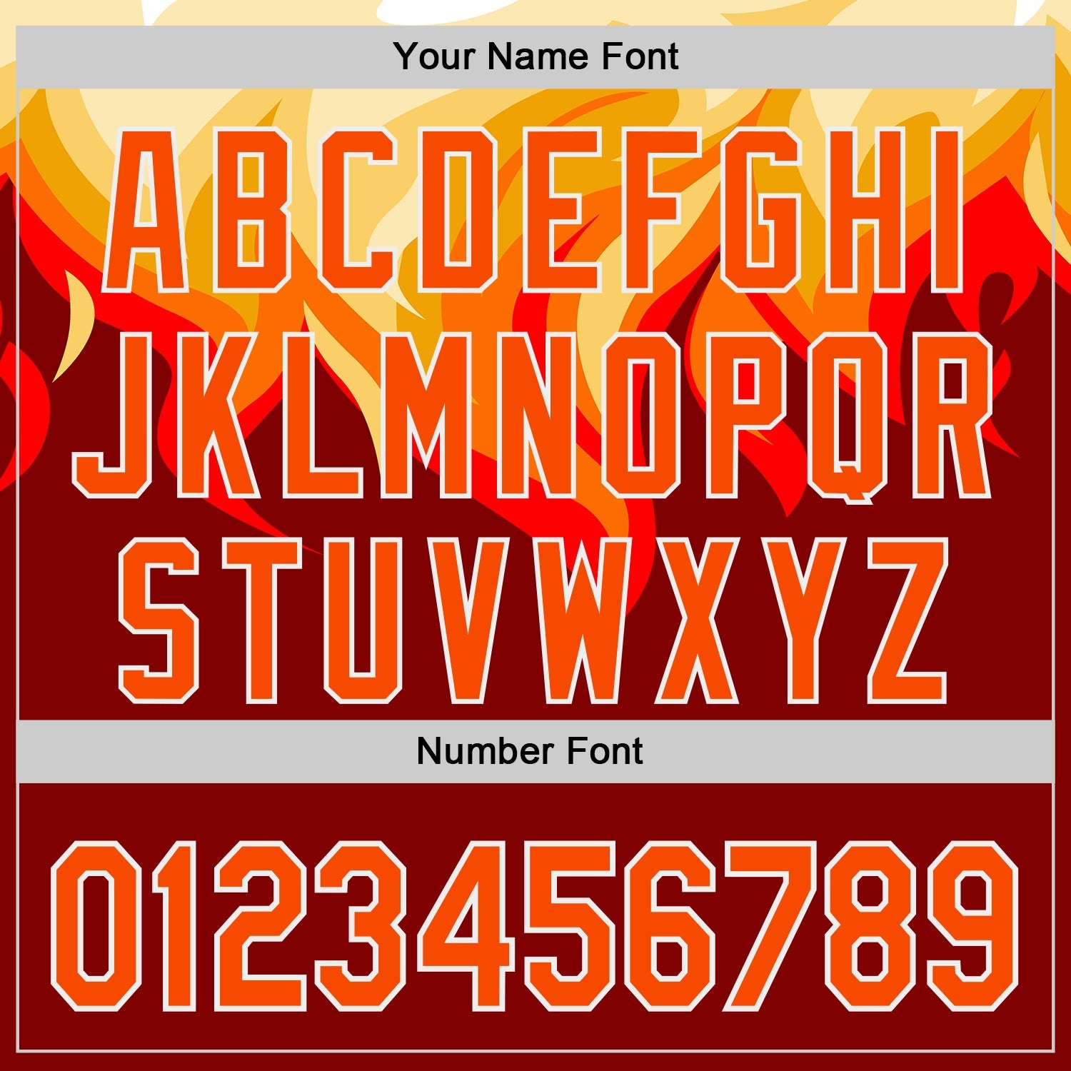 Custom Red Orange Yellow-White Burning Man Fire Desert Authentic Baseball Jersey view 5