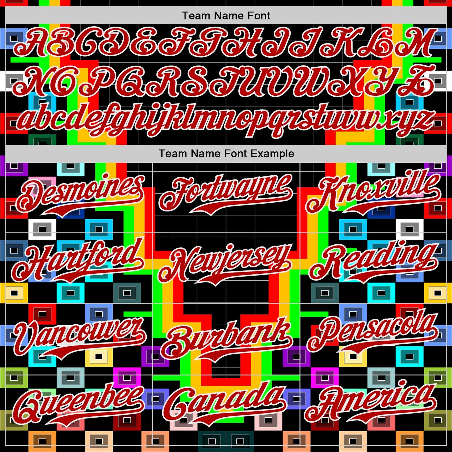 Custom Black Red-White Vaporwave Pixel Geometric Authentic Baseball Jersey view 4