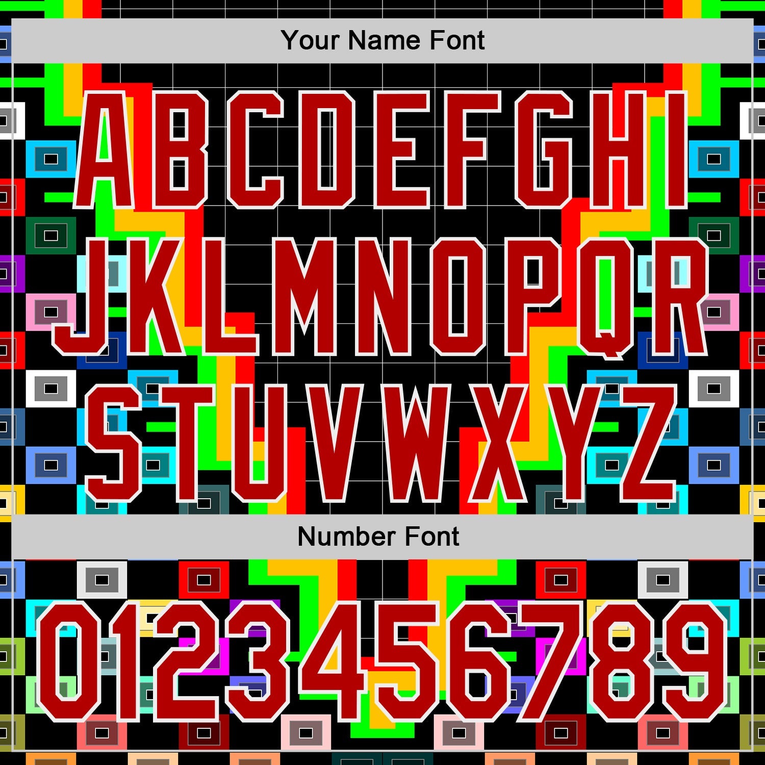 Custom Black Red-White Vaporwave Pixel Geometric Authentic Baseball Jersey view 5