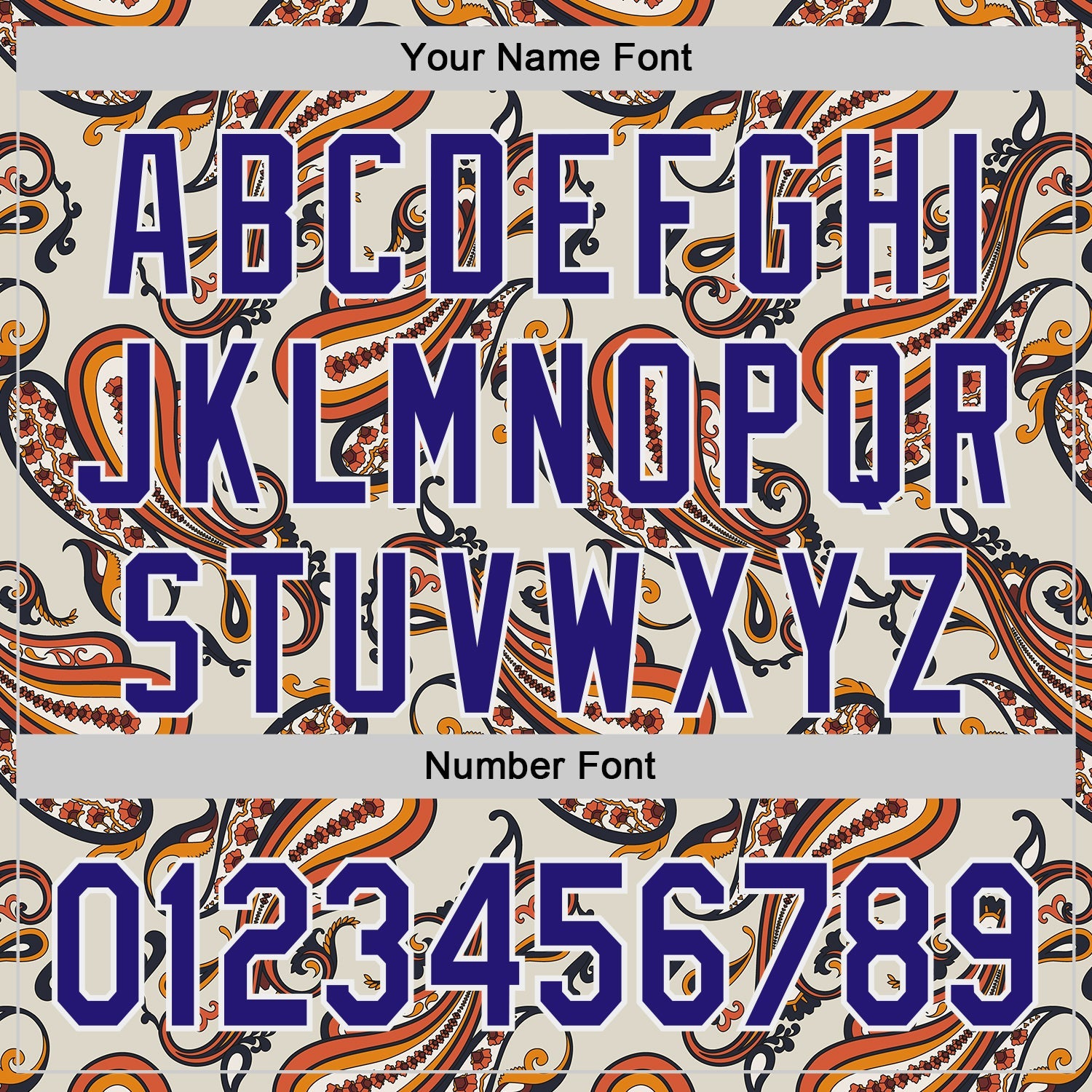 Custom White-Dark Purple Burning Man Paisley Bandana Rave Authentic Baseball Jersey view 5