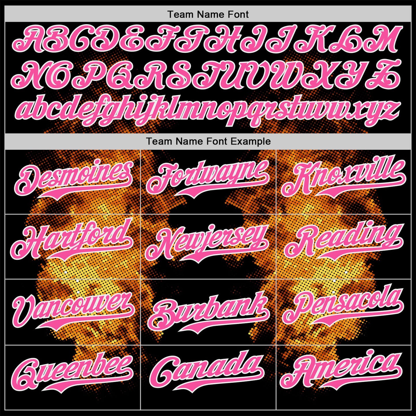 Custom Black Pink Yellow-White Burning Man Fire Authentic Baseball Jersey view 4
