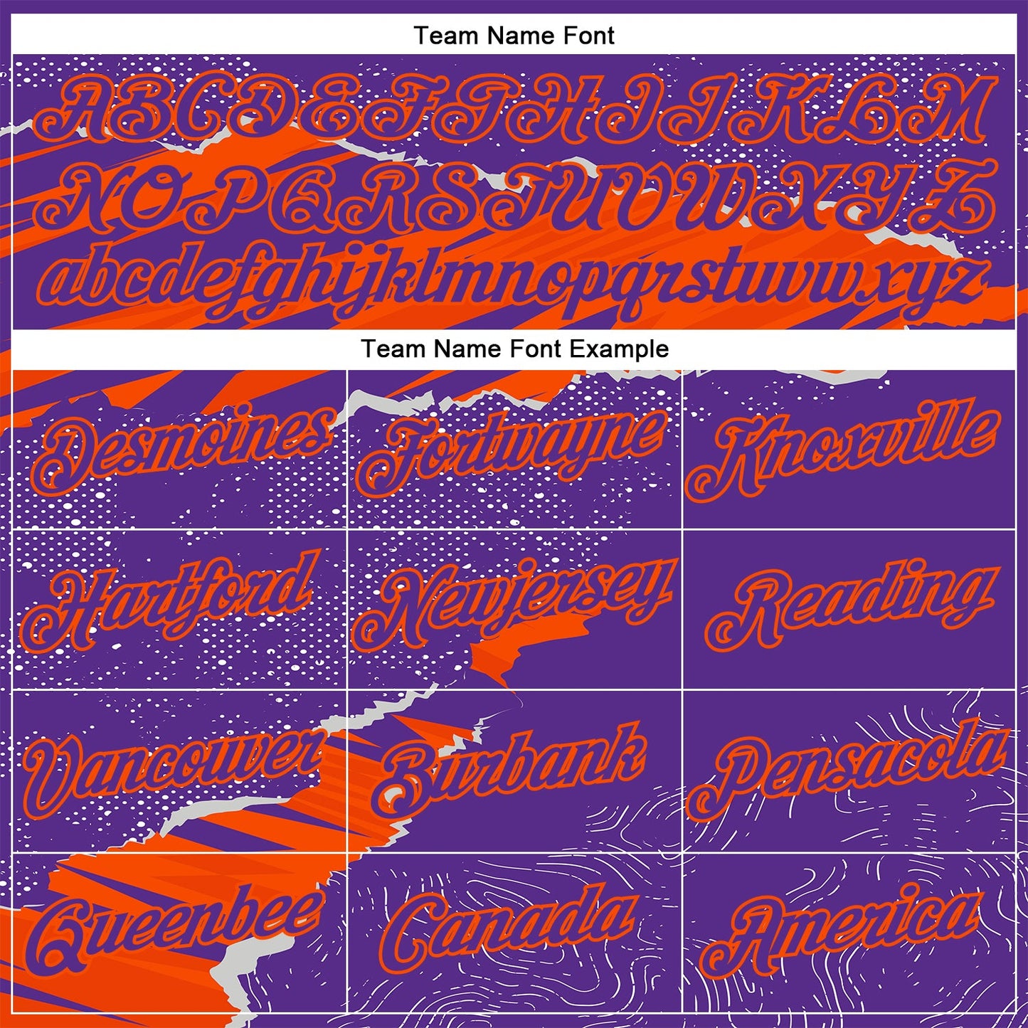 Custom Stitched Purple Orange 3D Pattern Design Torn Paper Style Sports Pullover Sweatshirt Hoodie view 3