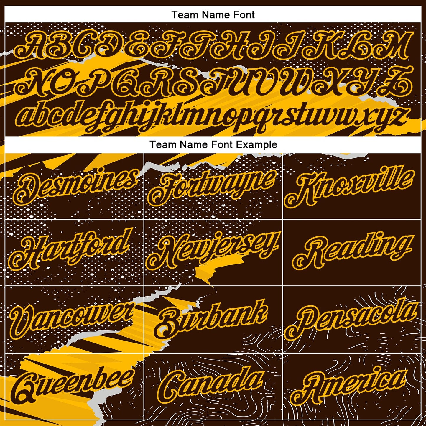 Custom Stitched Brown Gold 3D Pattern Design Torn Paper Style Sports Pullover Sweatshirt Hoodie view 3