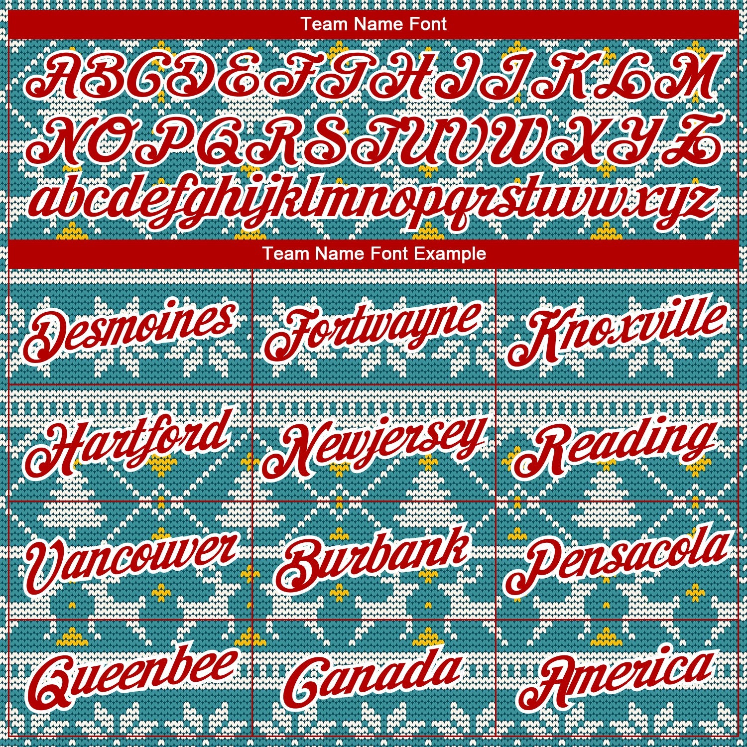 Custom Stitched Teal Red-White Christmas 3D Sports Pullover Sweatshirt Hoodie view 3