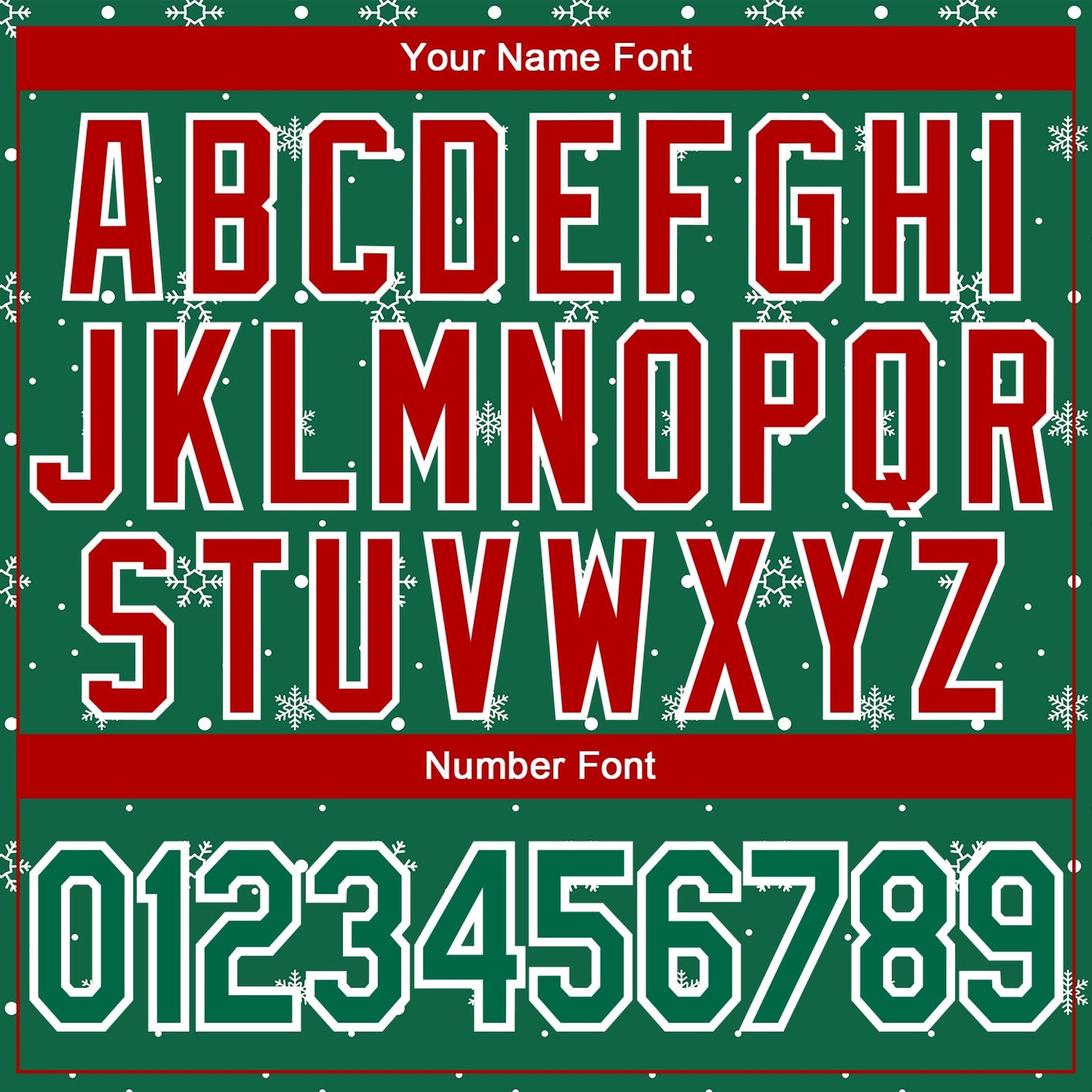 Custom Stitched Kelly Green Red-White Christmas 3D Sports Pullover Sweatshirt Hoodie view 4