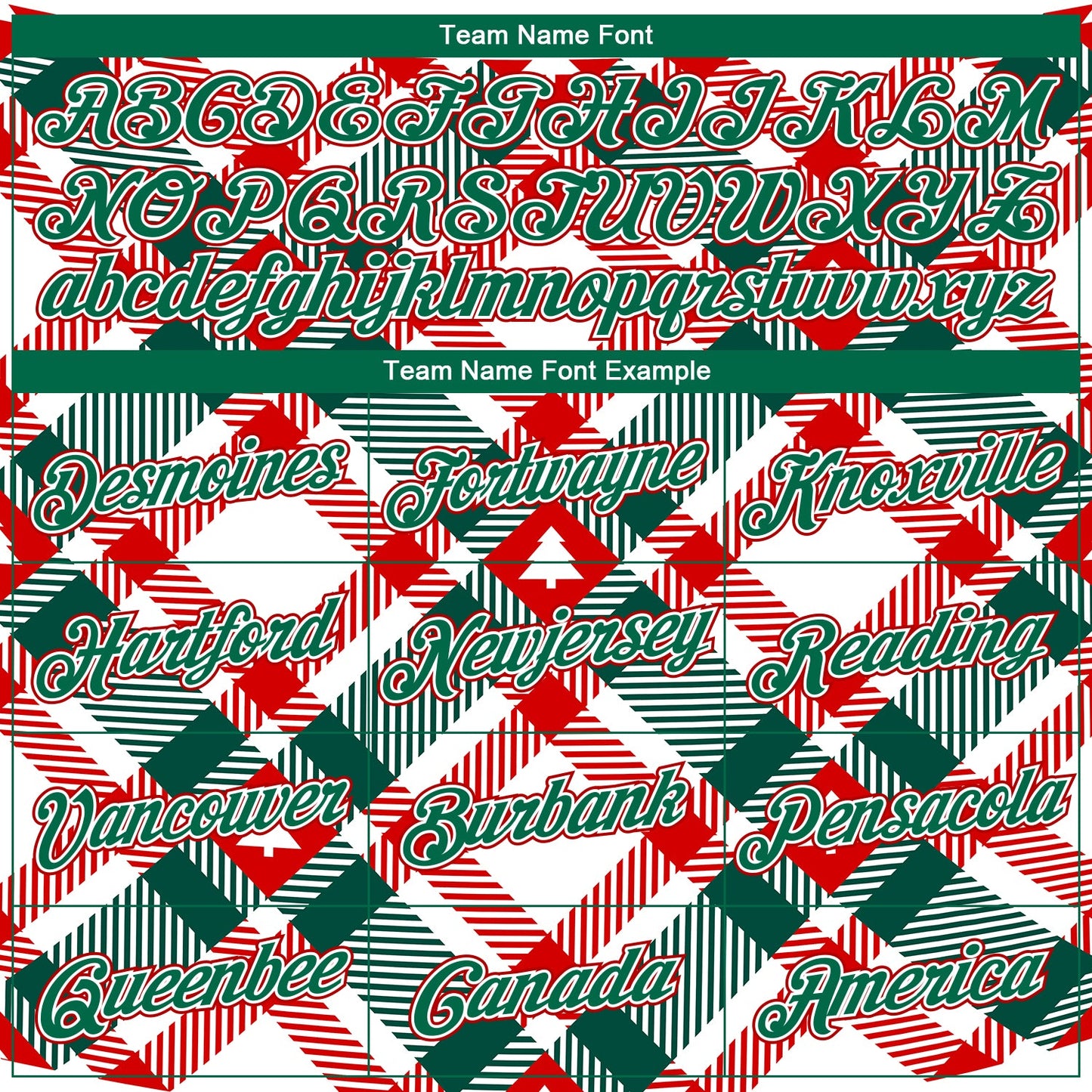 Custom Stitched White Kelly Green-Red Christmas Tree 3D Sports Pullover Sweatshirt Hoodie view 3