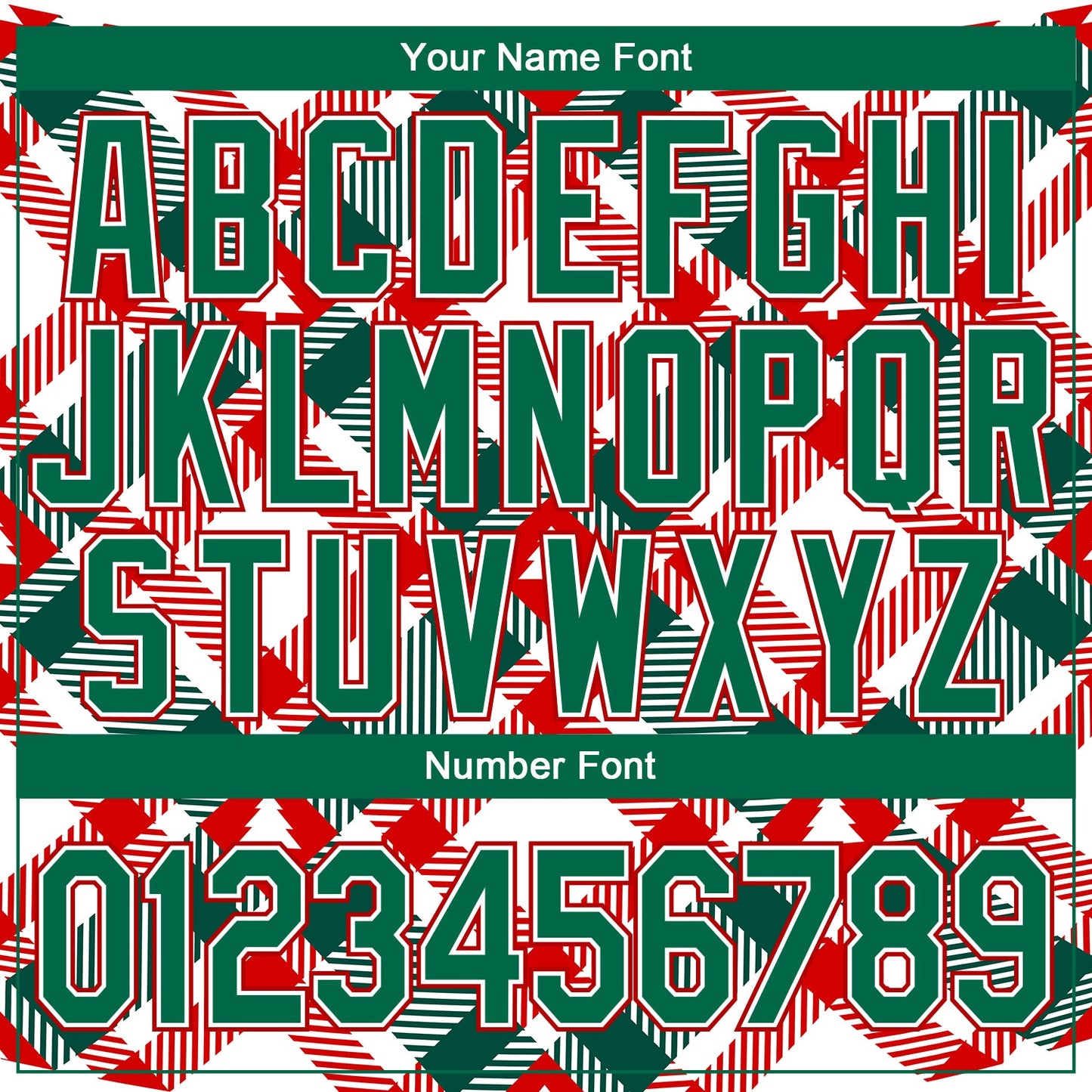 Custom Stitched White Kelly Green-Red Christmas Tree 3D Sports Pullover Sweatshirt Hoodie view 4