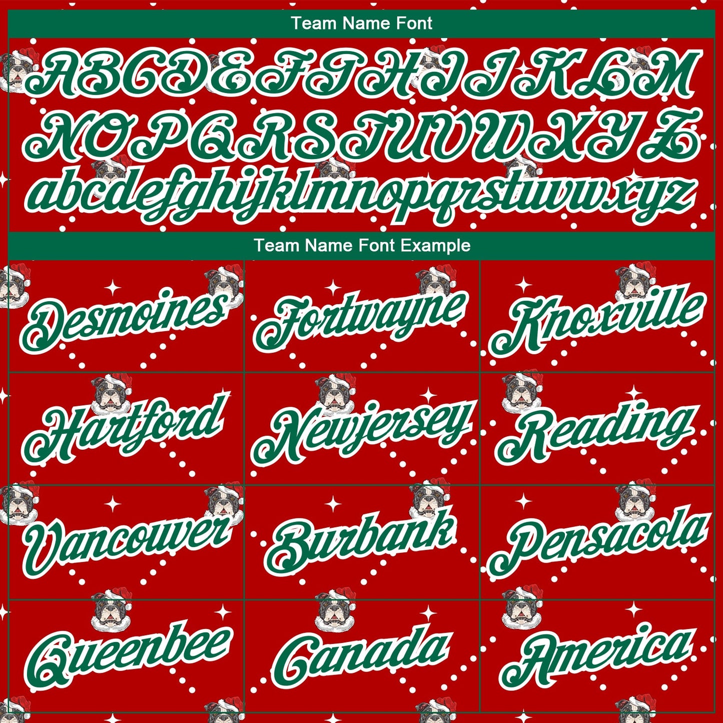 Custom Stitched Red Kelly Green-White Christmas Dog Wearing Santa Claus Costume 3D Sports Pullover Sweatshirt Hoodie view 3