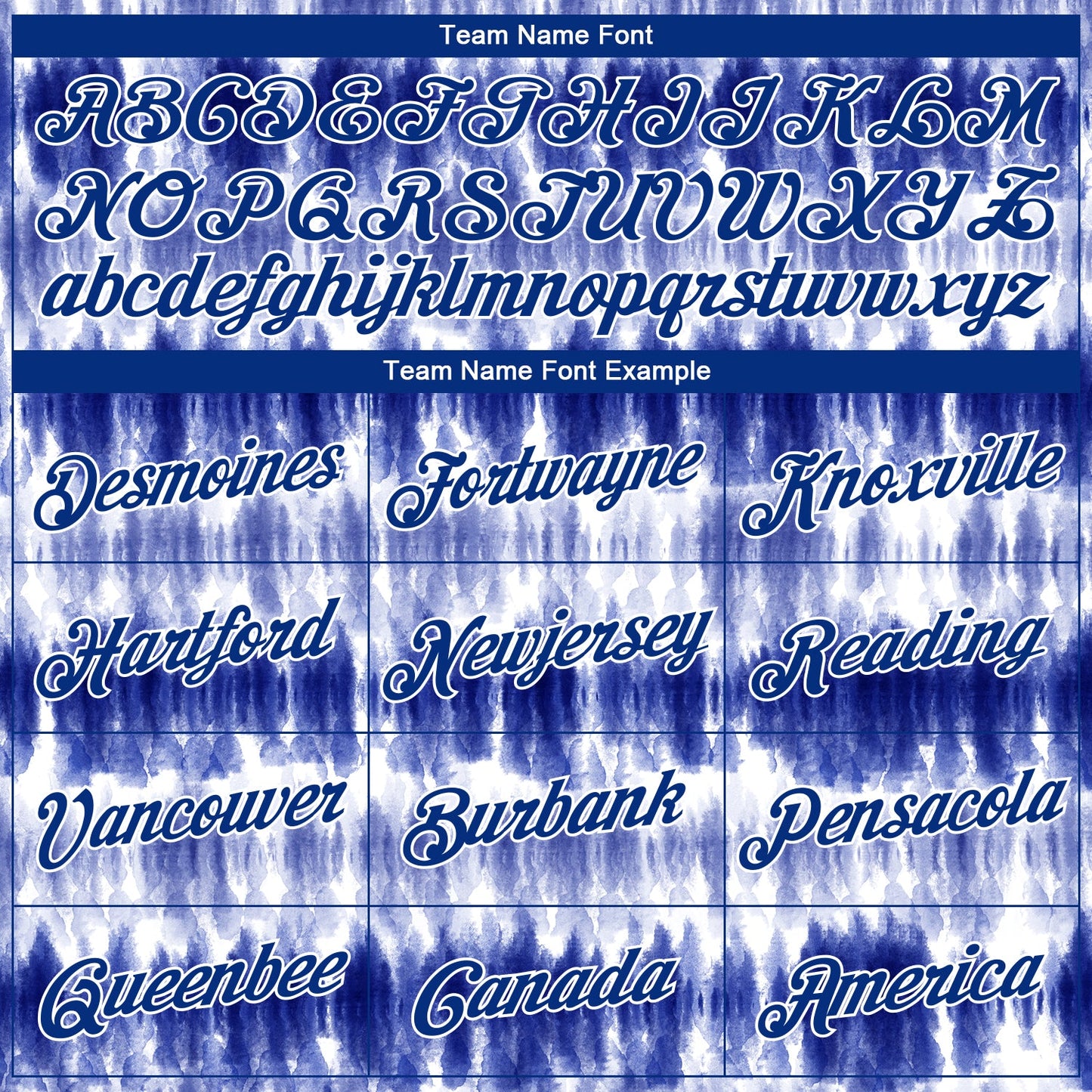 Custom Stitched Tie Dye Royal-White 3D Watercolor Sports Pullover Sweatshirt Hoodie view 3