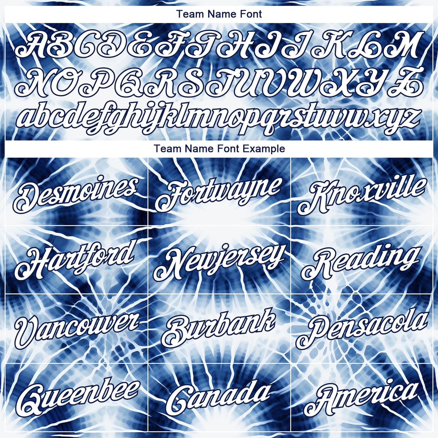 Custom Stitched Tie Dye White-Navy 3D Abstract Style Sports Pullover Sweatshirt Hoodie view 3