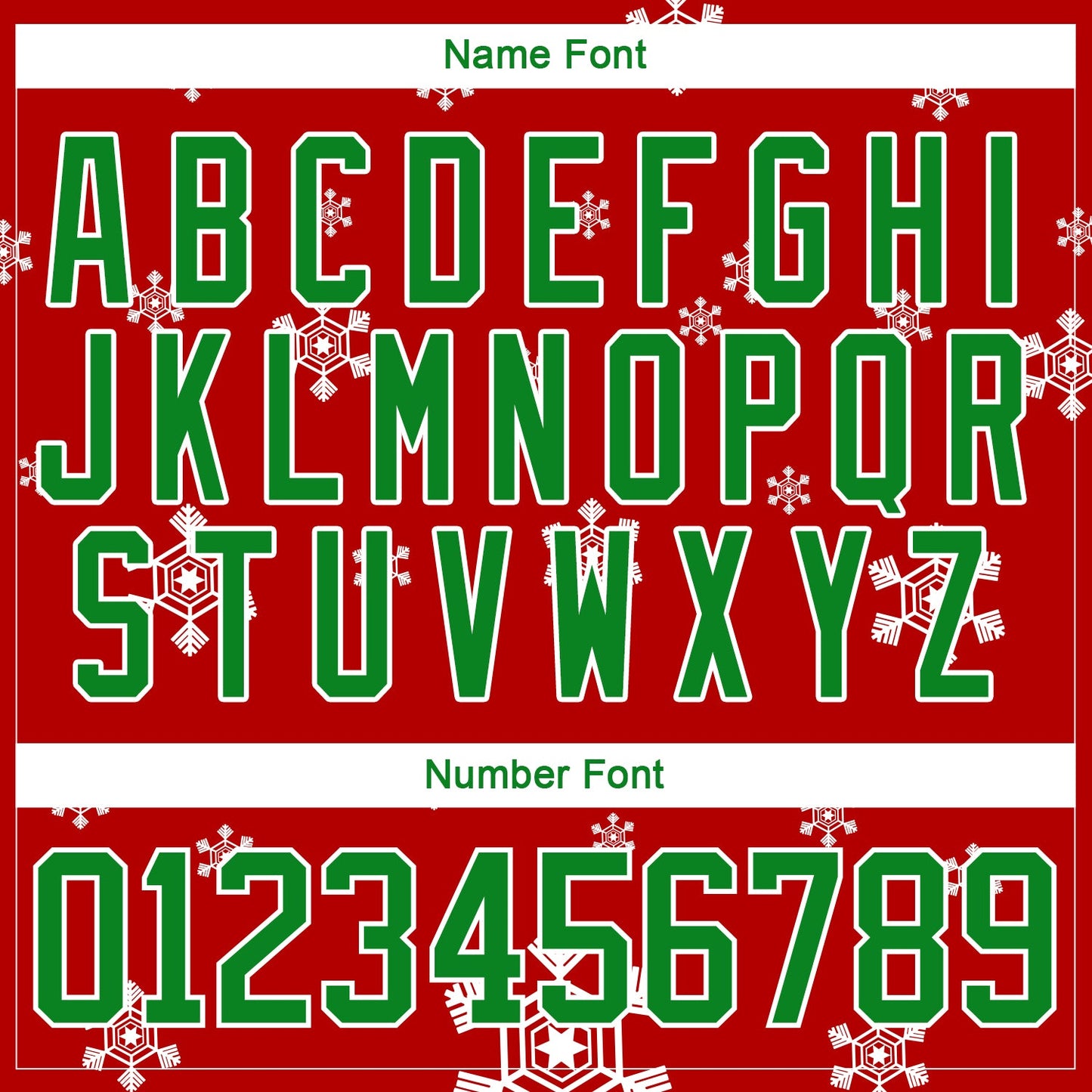 Custom Red Grass Green-White Christmas Reindeer 3D Hockey Lace Neck Jersey view 4