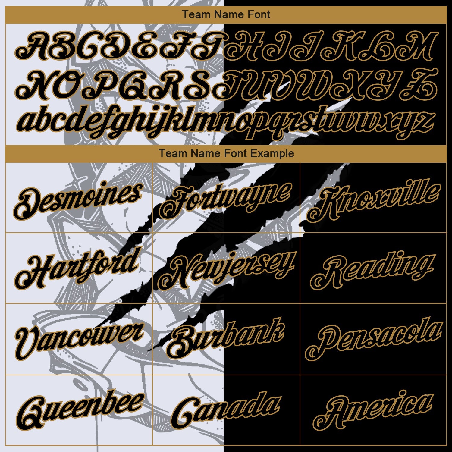 Custom Graffiti Pattern Black-Old Gold 3D Scratch Authentic Basketball Jersey view 3