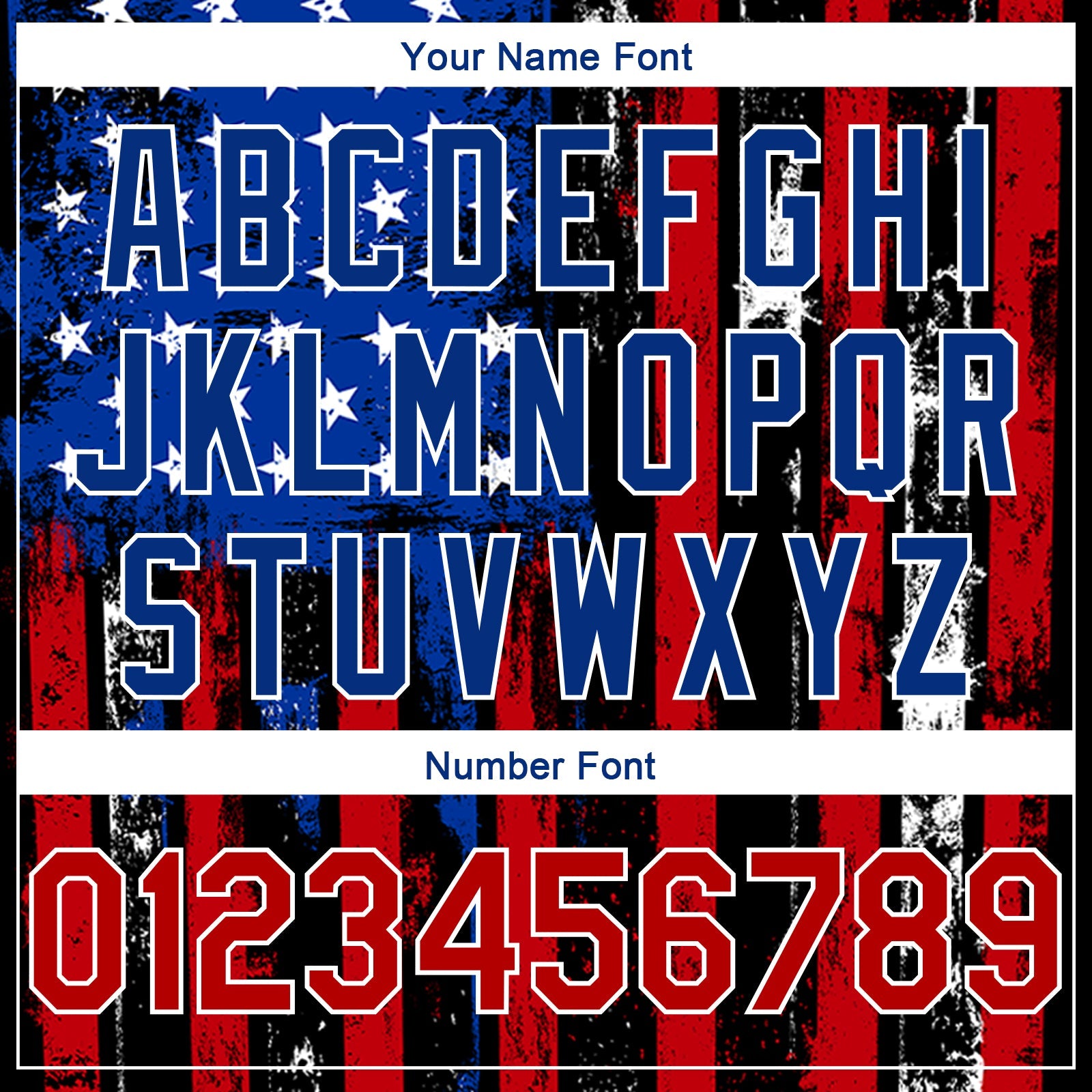 Custom Black Red-Royal 3D American Flag Fashion Authentic Basketball Jersey view 4