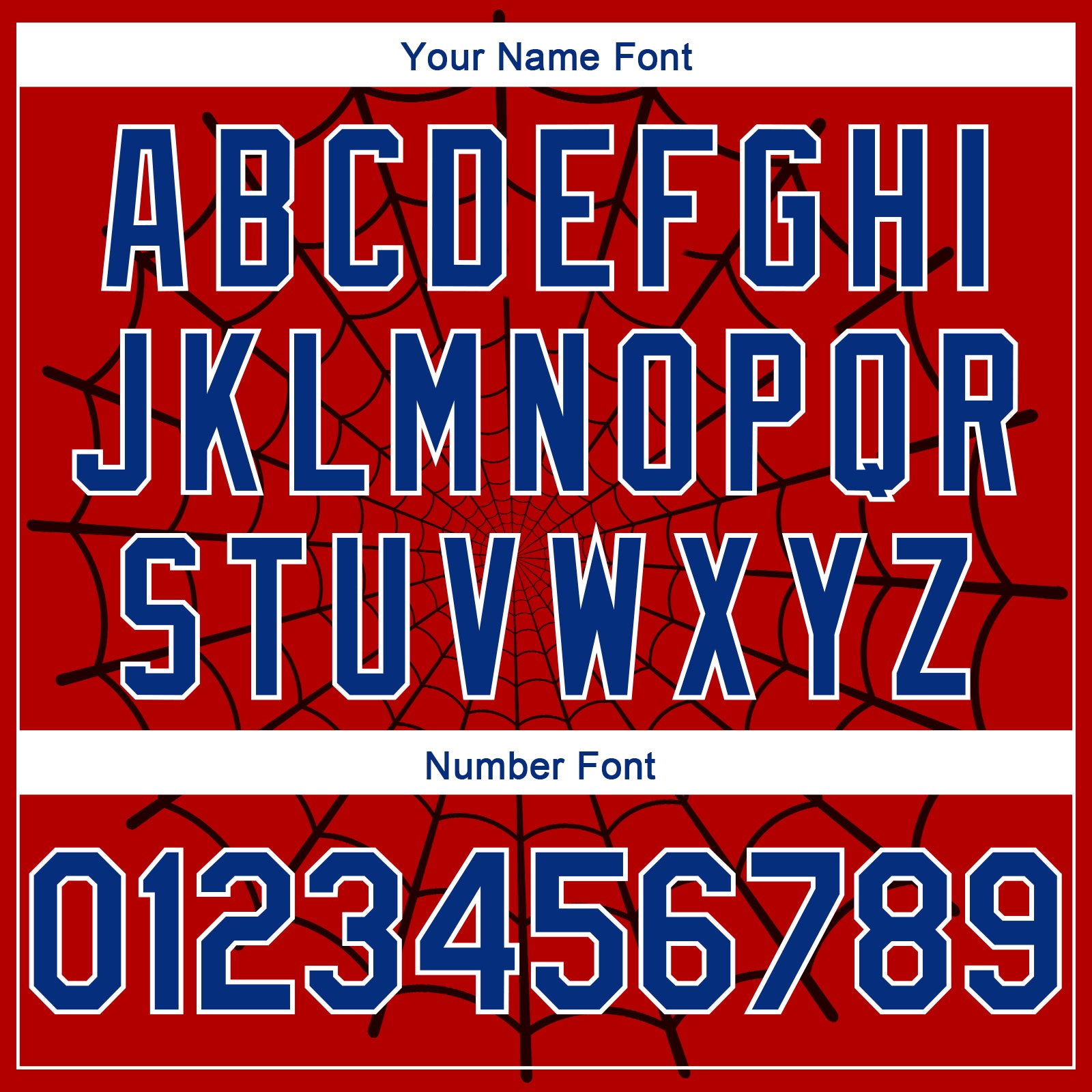 Custom Red Royal-White 3D Pattern Design Spider Web Authentic Basketball Jersey view 4