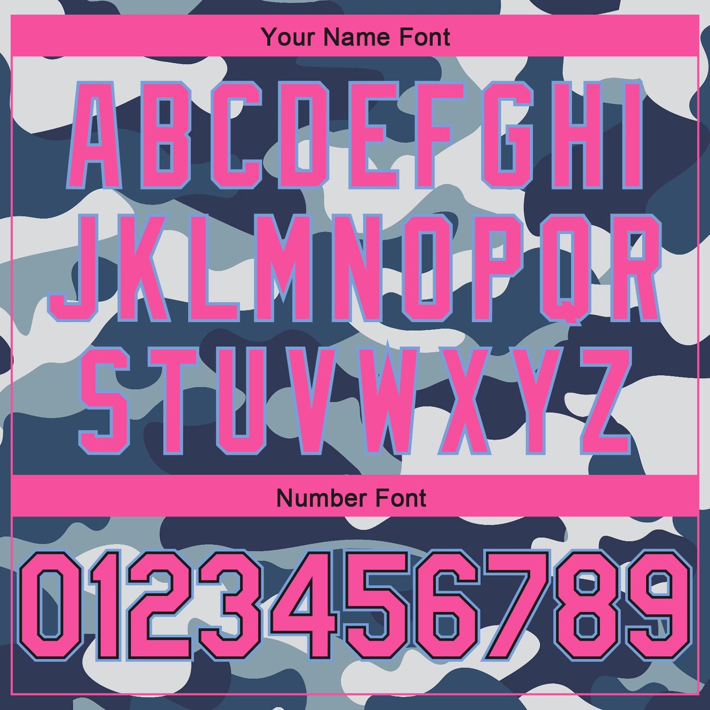 Custom Camo Pink Black-Light Blue 3D Authentic Salute To Service Basketball Jersey view 4