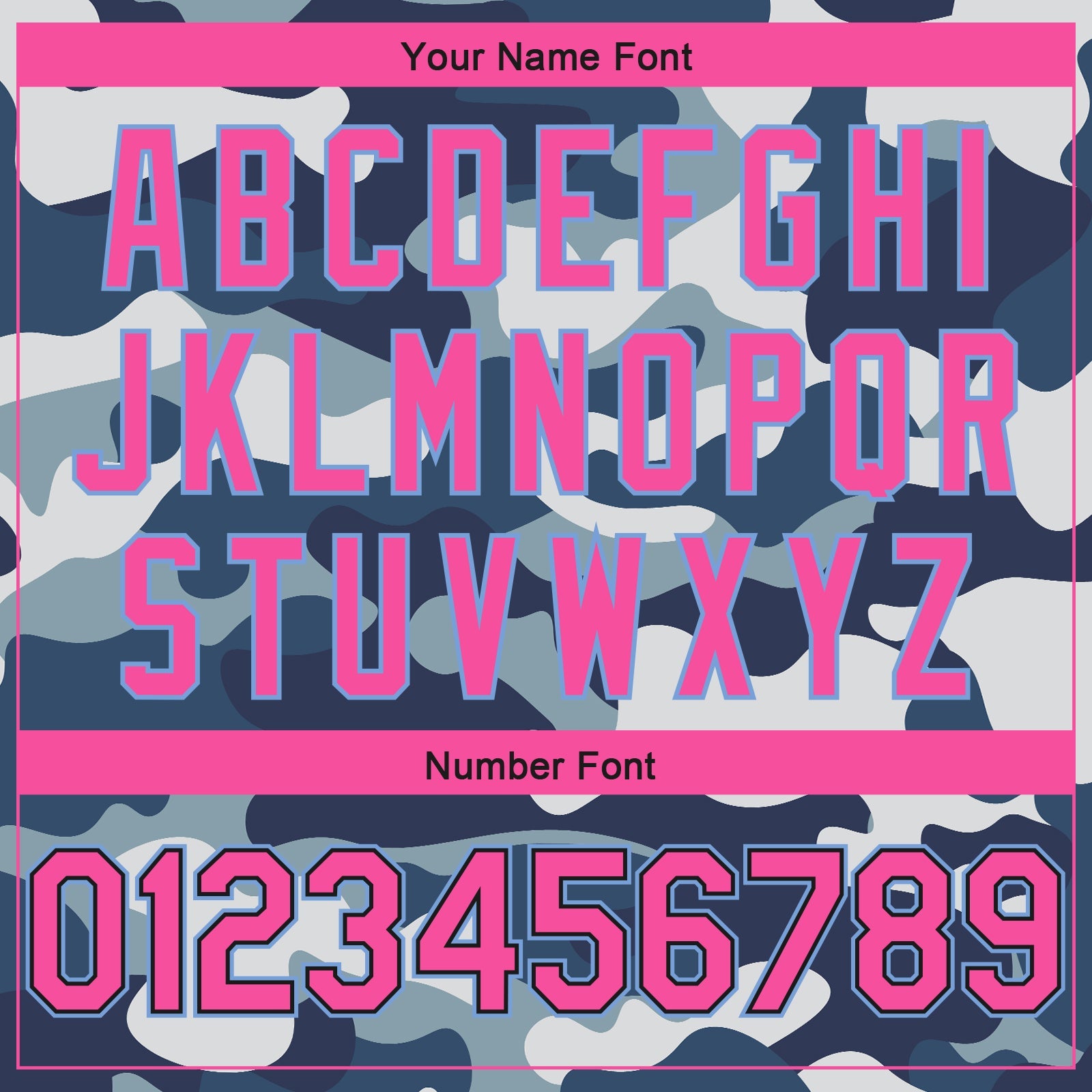 Custom Camo Pink Black-Light Blue 3D Authentic Salute To Service Basketball Jersey view 4