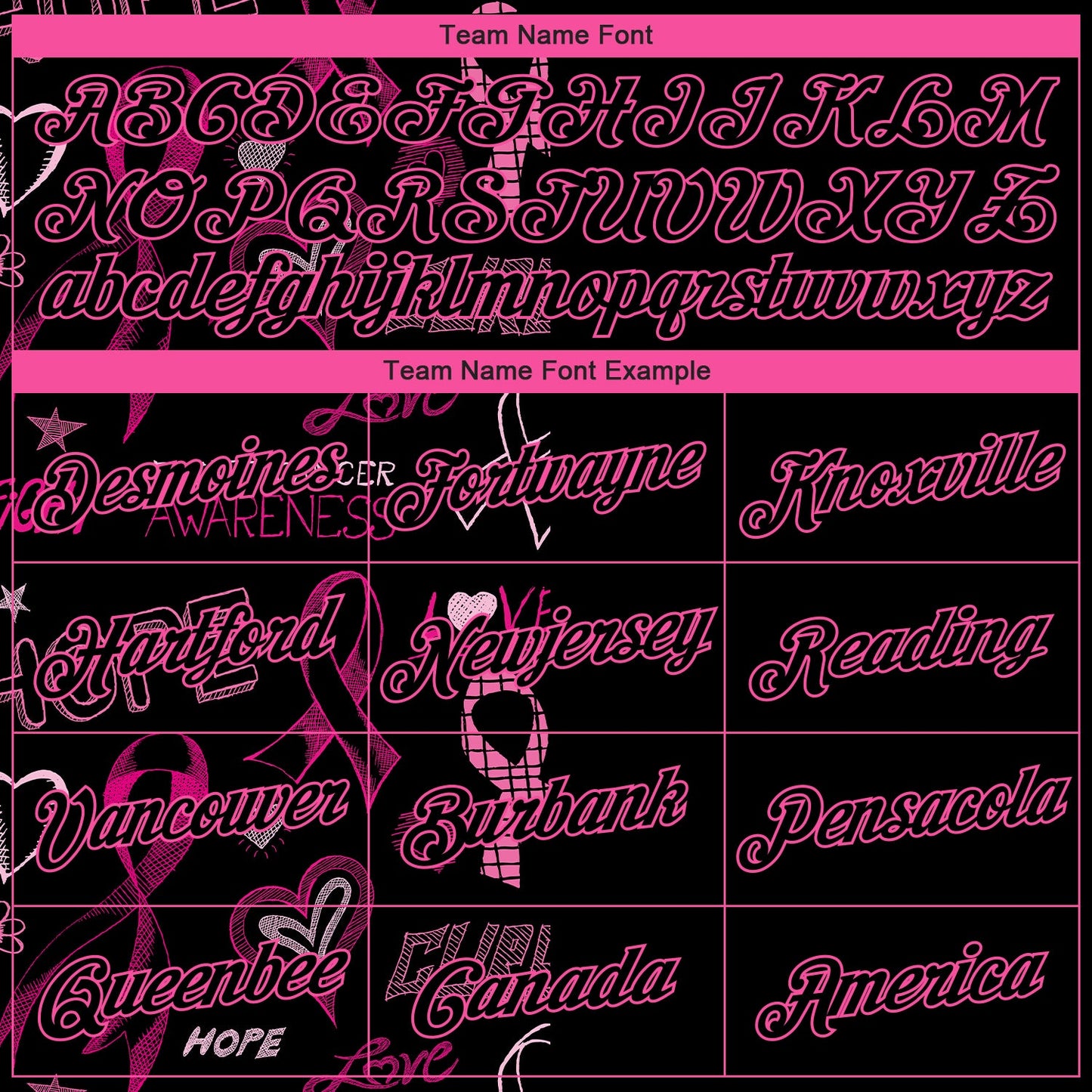 Custom Black Pink-Light Blue 3D Pattern Design Pink Ribbon Breast Cancer Awareness Month Women Health Care Support Authentic Basketball Jersey view 3