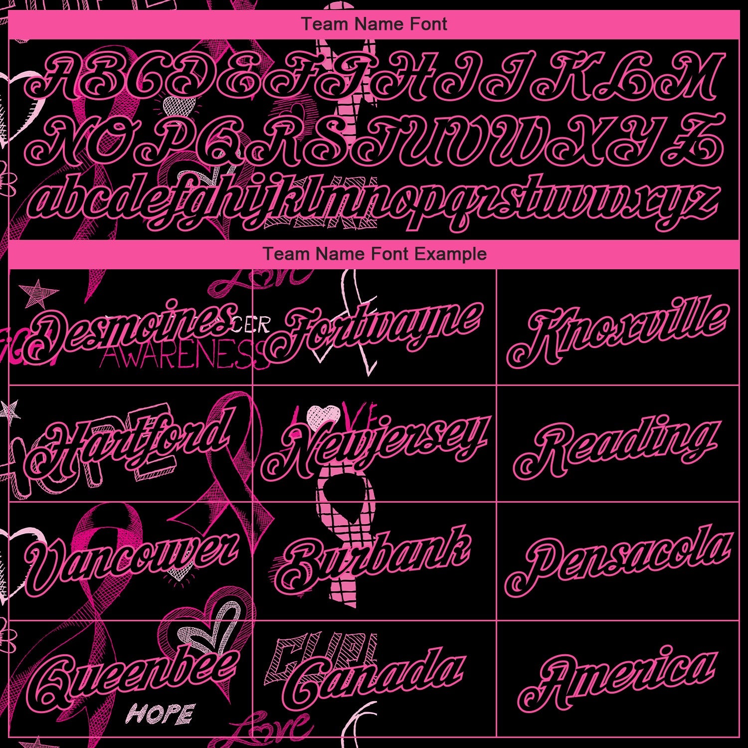 Custom Black Pink-Light Blue 3D Pattern Design Pink Ribbon Breast Cancer Awareness Month Women Health Care Support Authentic Basketball Jersey view 3