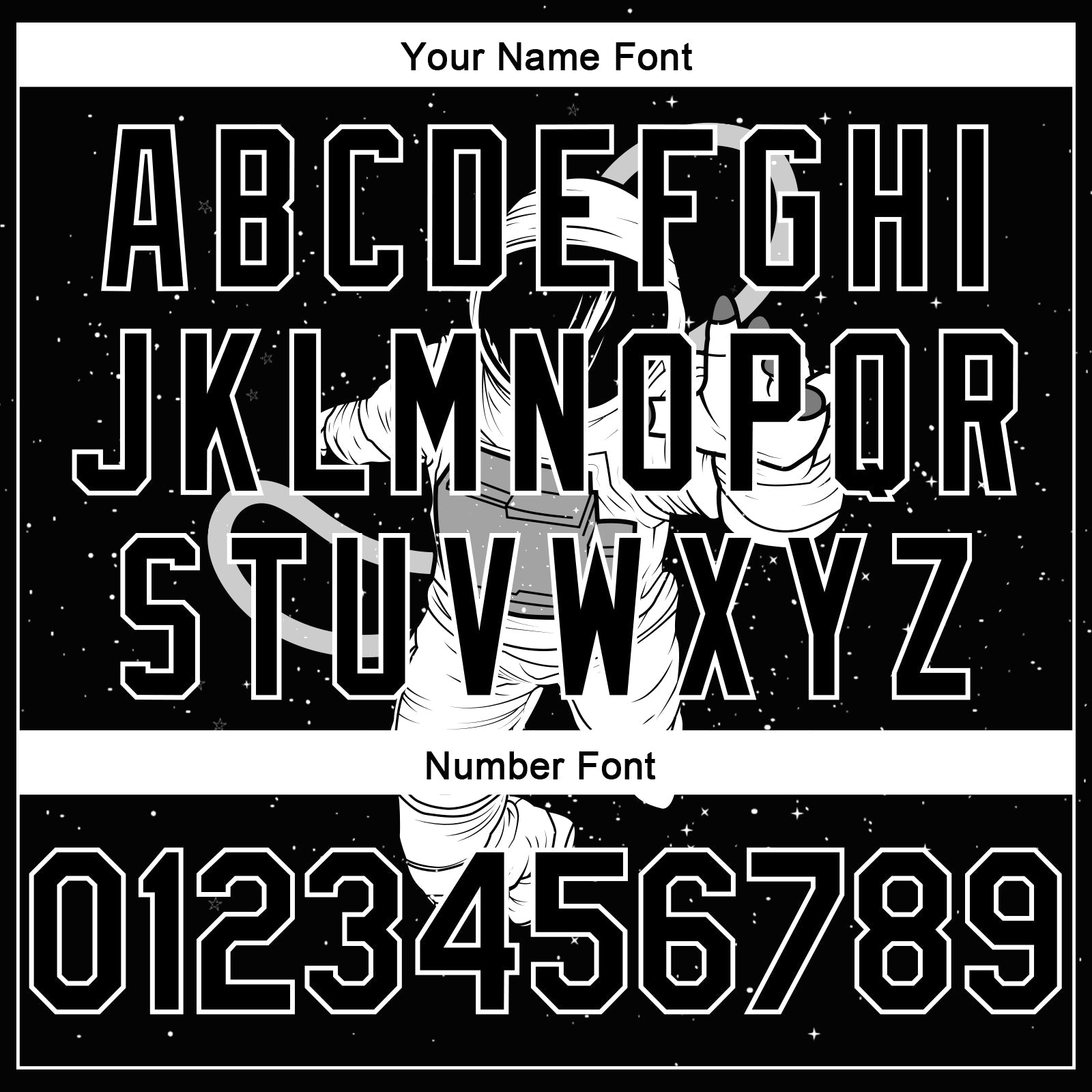 Custom Black White 3D Pattern Design Astronaut Authentic Basketball Jersey view 4