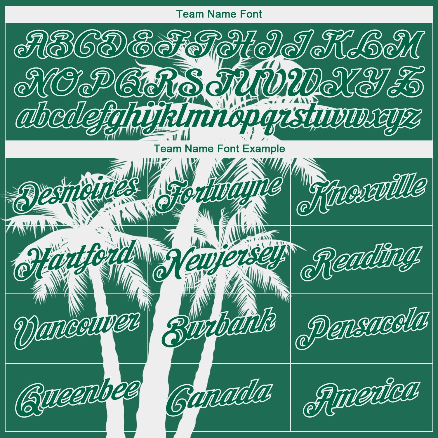 Custom Kelly Green White 3D Pattern Tropical Hawaii Coconut Trees Authentic Basketball Jersey view 3