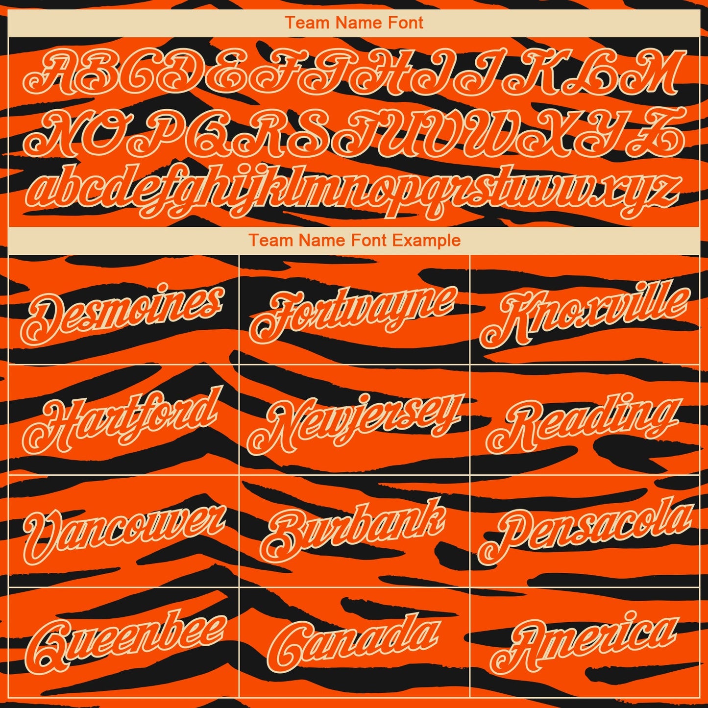 Custom Orange Cream 3D Pattern Design Tiger Print Authentic Basketball Jersey view 3