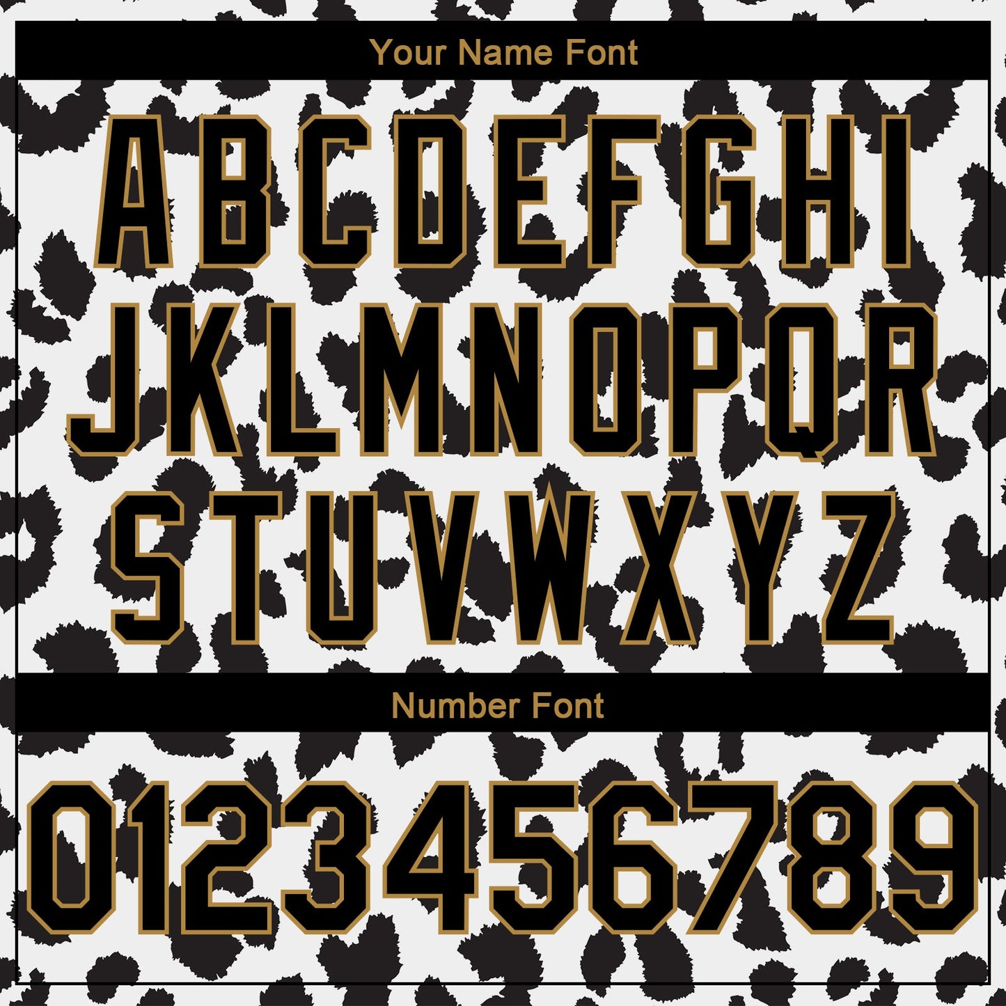 Custom White Black-Old Gold 3D Pattern Design Leopard Print Authentic Basketball Jersey view 4