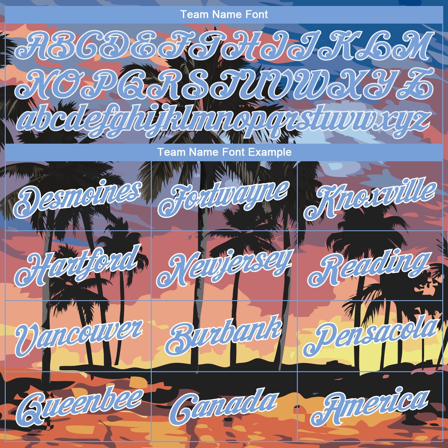 Custom Light Blue White 3D Pattern Tropical Hawaii Palm Trees Authentic Basketball Jersey view 3
