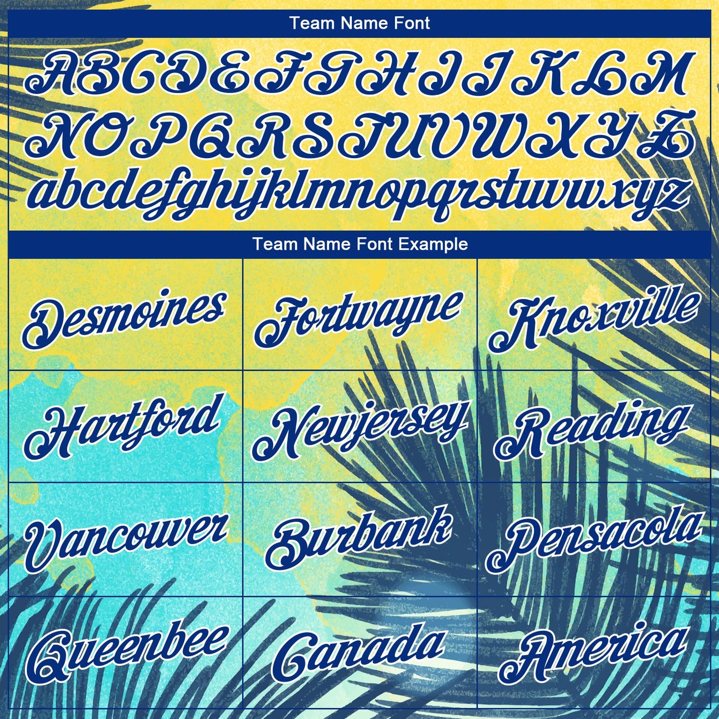 Custom Yellow Royal-White 3D Pattern Tropical Hawaii Leaves Authentic Basketball Jersey view 3