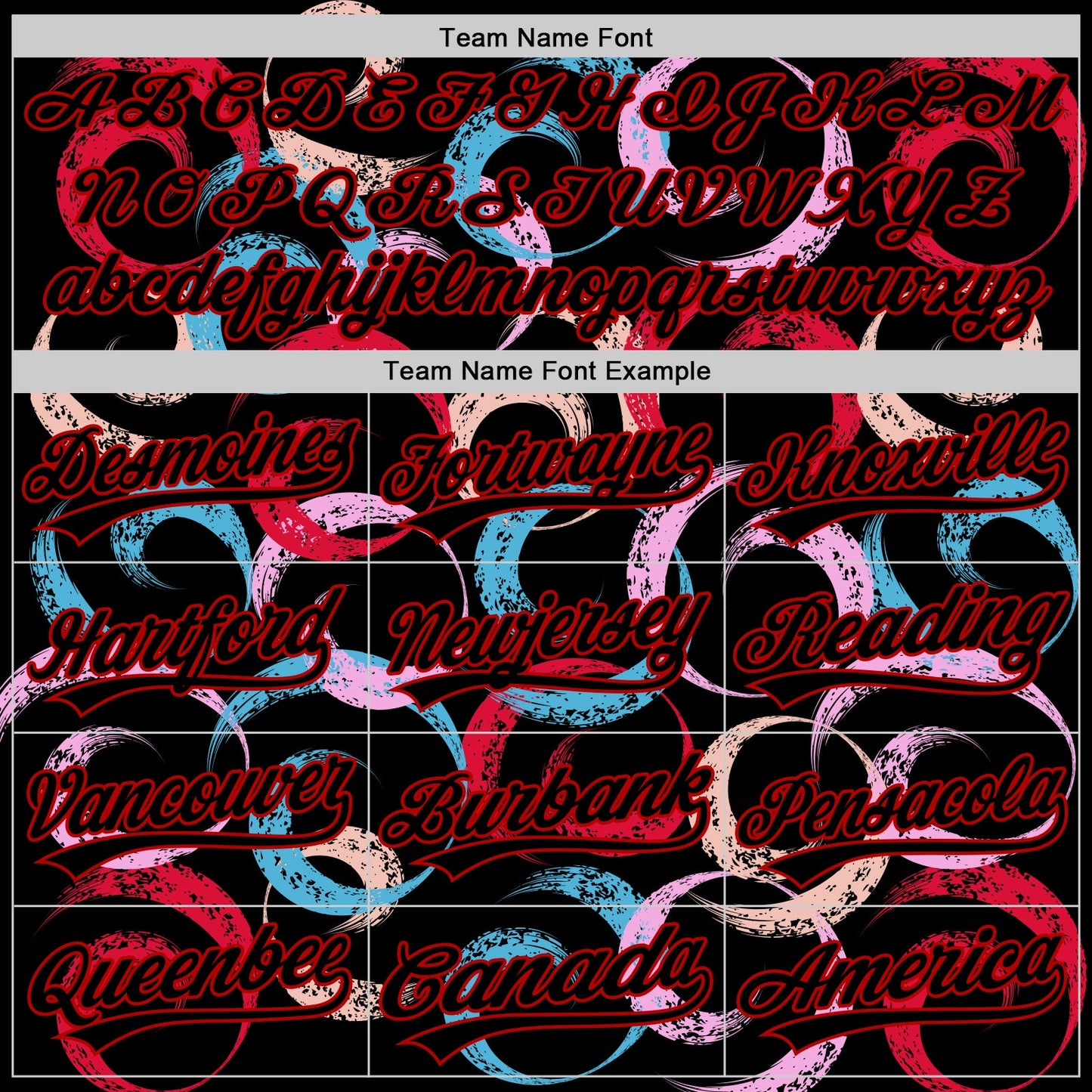Custom Black Red 3D Pattern Design Abstract Grunge Art Authentic Baseball Jersey view 3