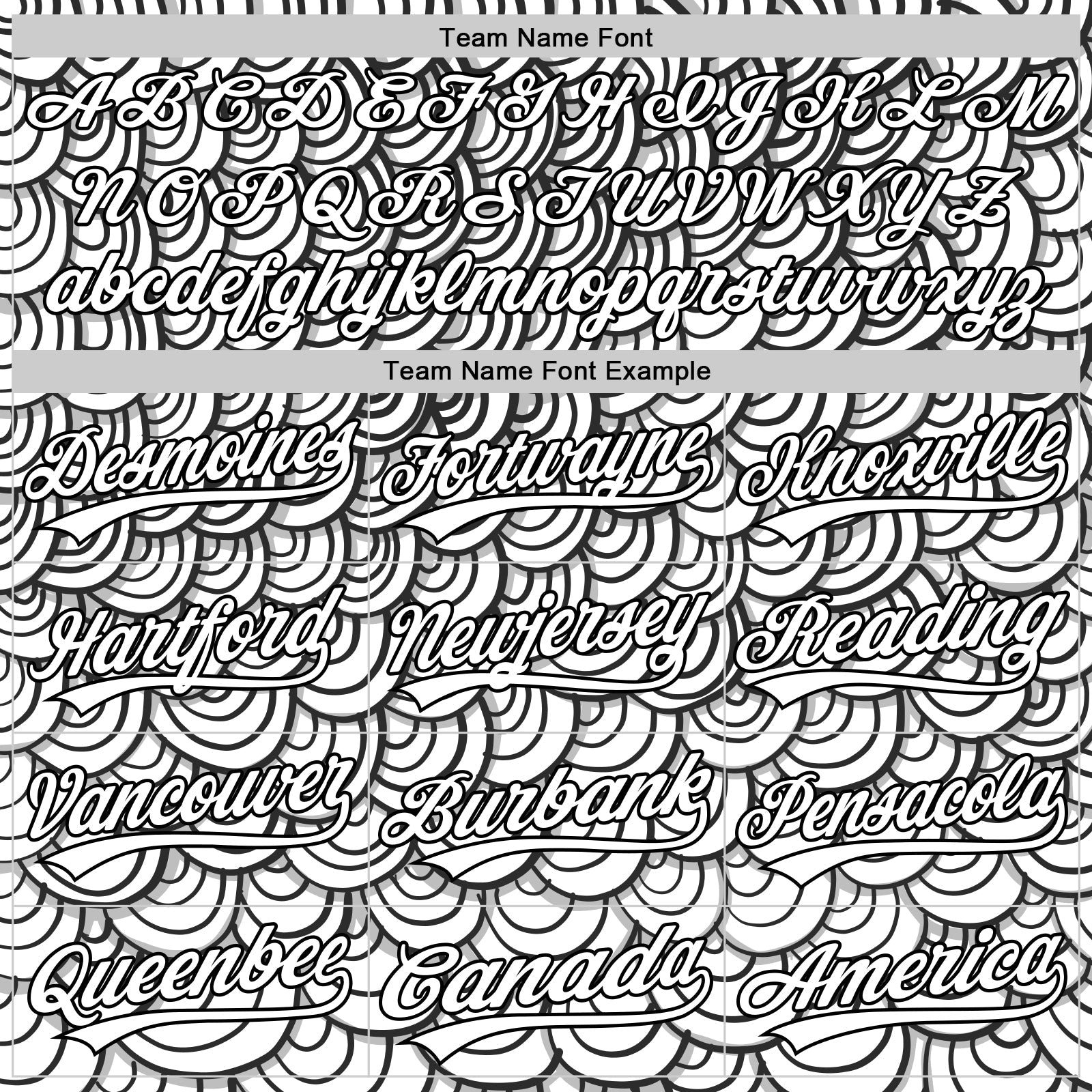 Custom White Black 3D Pattern Design Abstract Doodle Line Art Authentic Baseball Jersey view 3