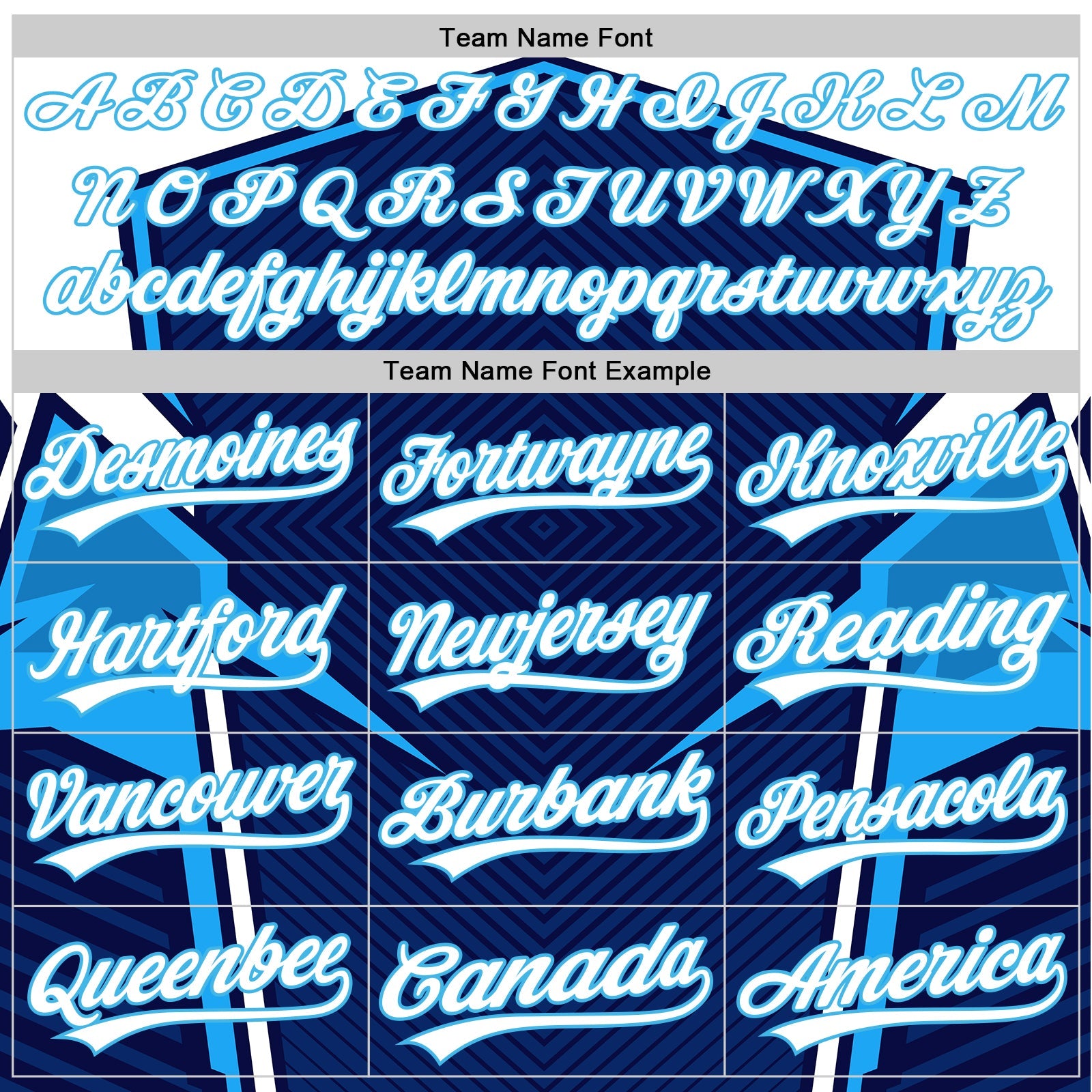 Custom Navy White-Sky Blue 3D Pattern Design Abstract Sport Authentic Baseball Jersey view 4