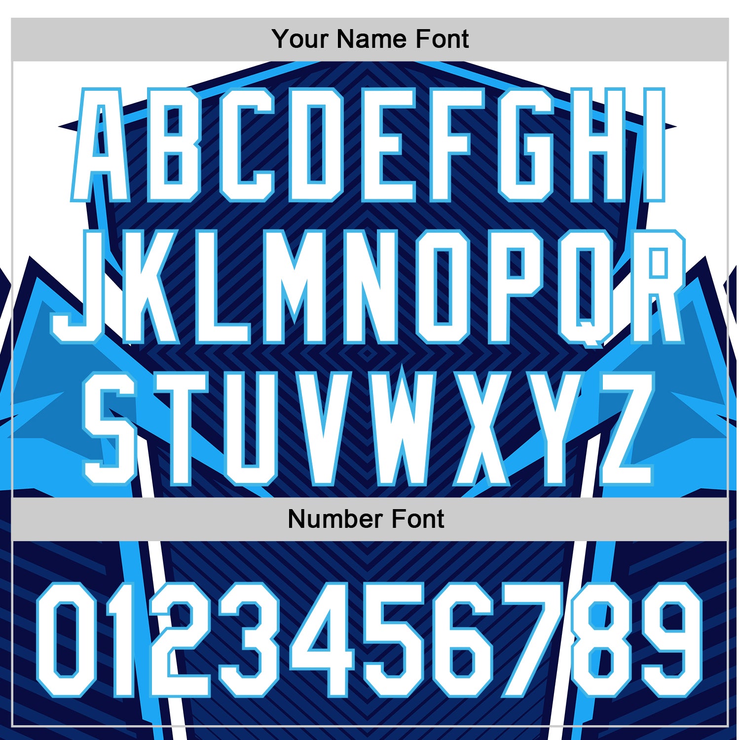 Custom Navy White-Sky Blue 3D Pattern Design Abstract Sport Authentic Baseball Jersey view 5