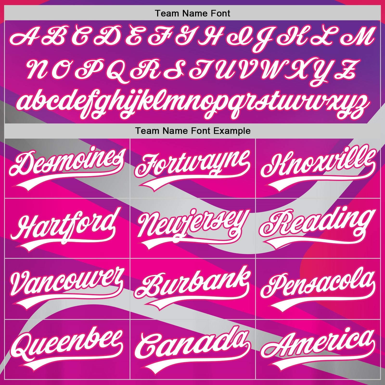 Custom Purple White-Hot Pink 3D Pattern Design Abstract Sport Authentic Baseball Jersey view 4