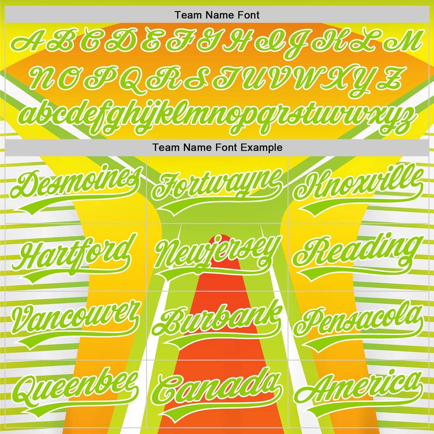 Custom Orange Neon Green-White 3D Pattern Design Abstract Sport Authentic Baseball Jersey view 4