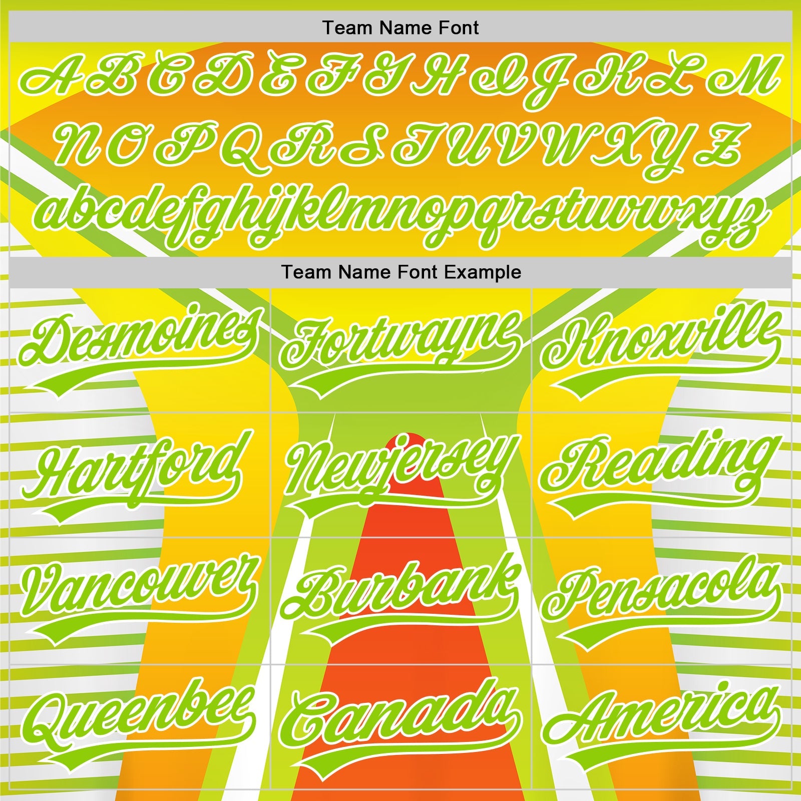 Custom Orange Neon Green-White 3D Pattern Design Abstract Sport Authentic Baseball Jersey view 4