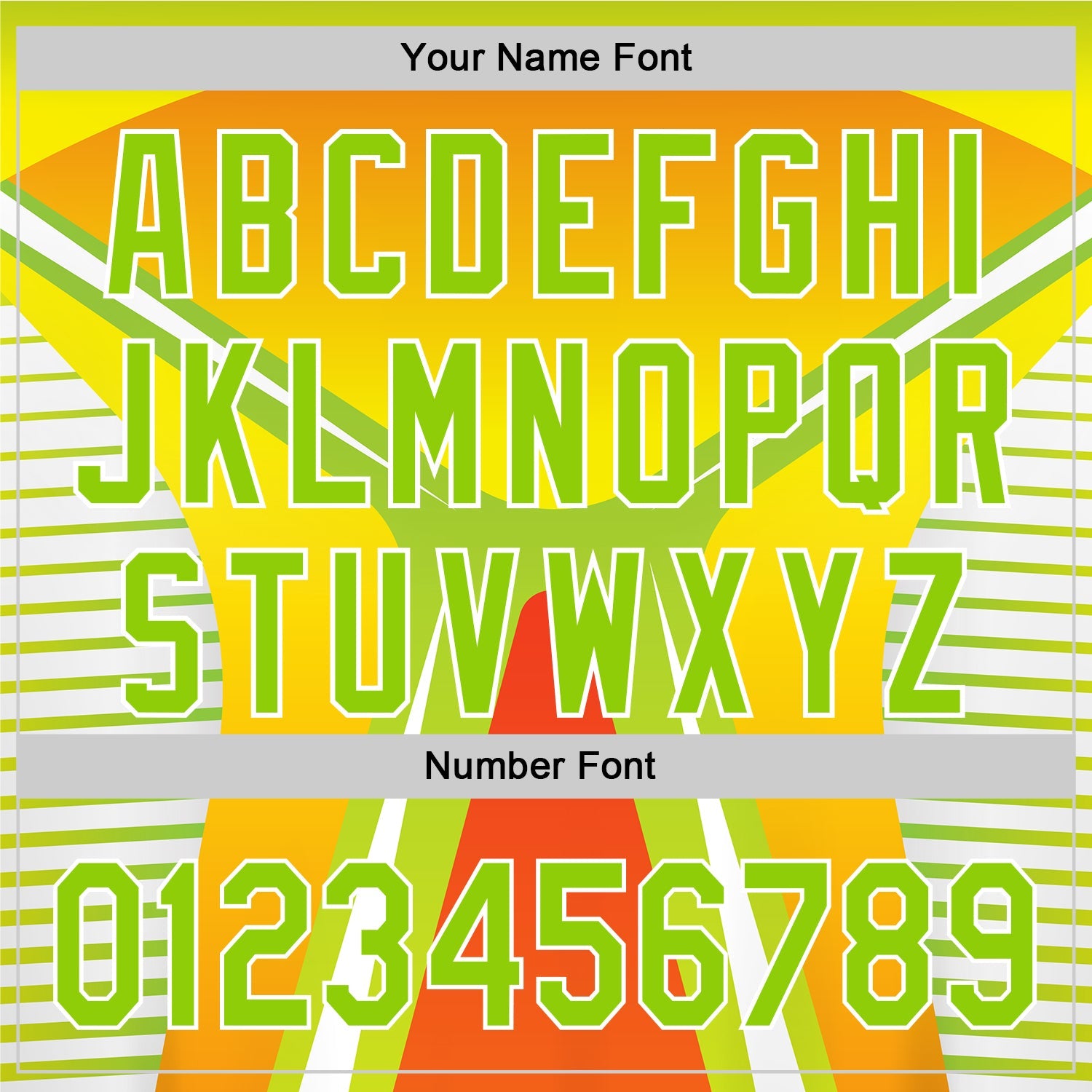 Custom Orange Neon Green-White 3D Pattern Design Abstract Sport Authentic Baseball Jersey view 5