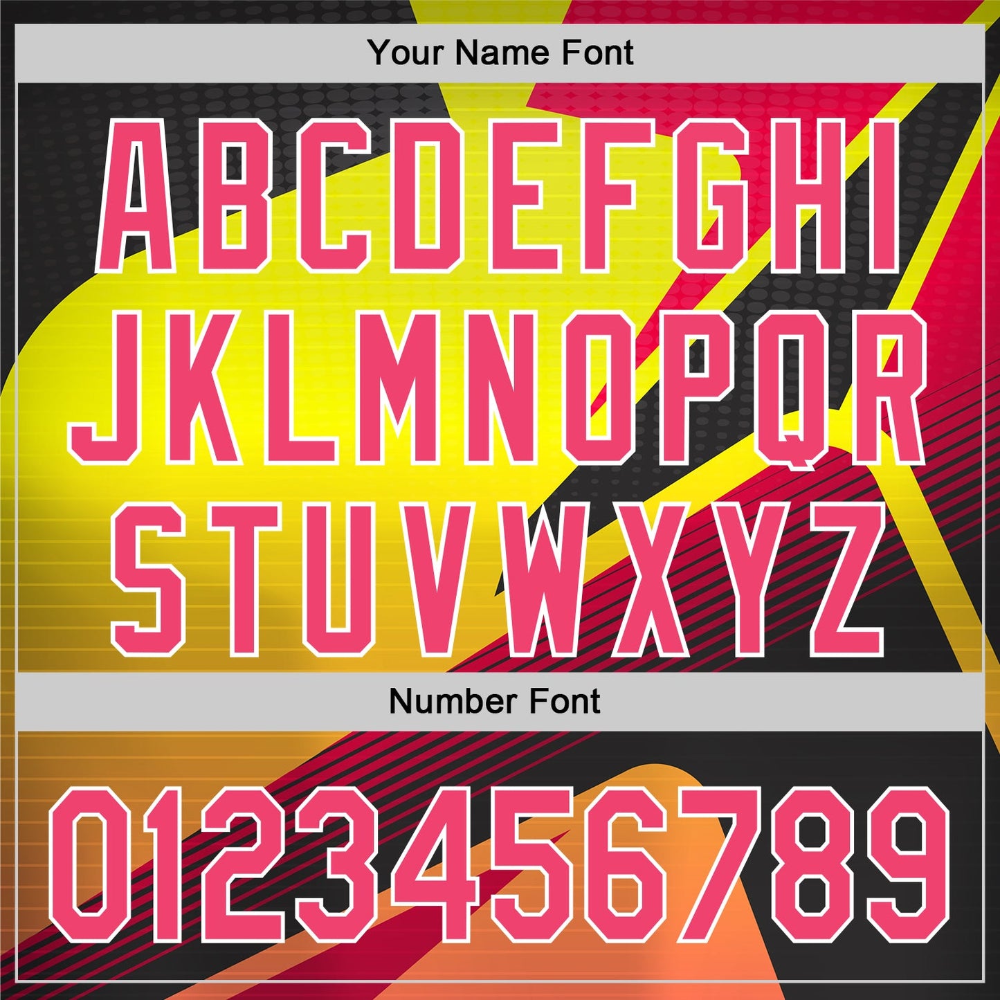 Custom Neon Pink Neon Yellow-White 3D Pattern Design Abstract Sport Authentic Baseball Jersey view 5