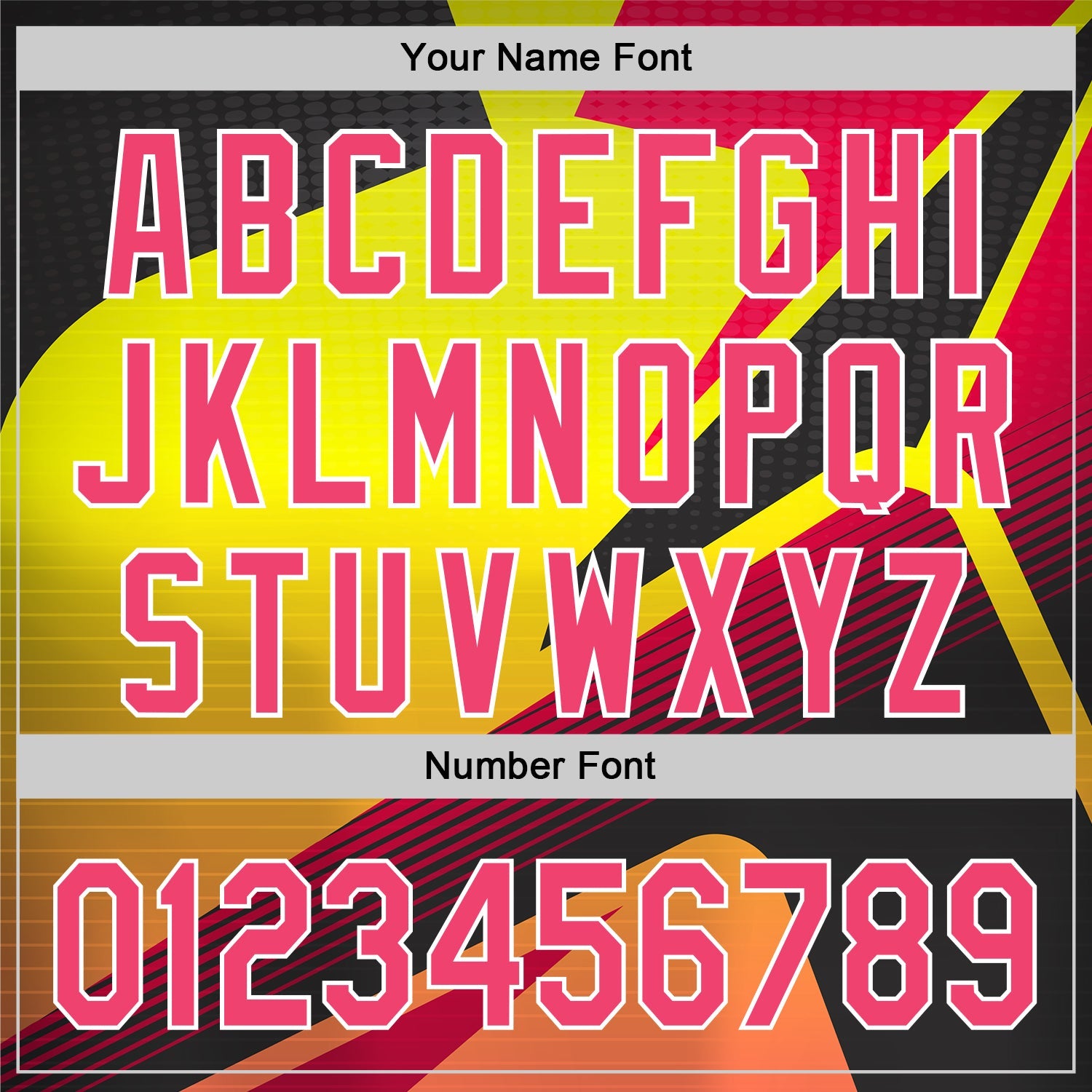 Custom Neon Pink Neon Yellow-White 3D Pattern Design Abstract Sport Authentic Baseball Jersey view 5