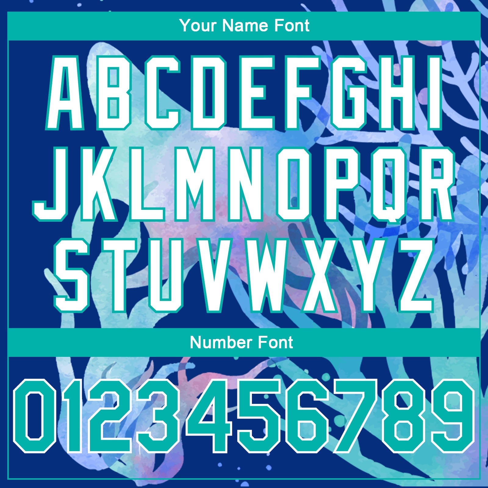 Custom Royal Aqua-White 3D Pattern Design Ocean World Authentic Basketball Jersey view 4