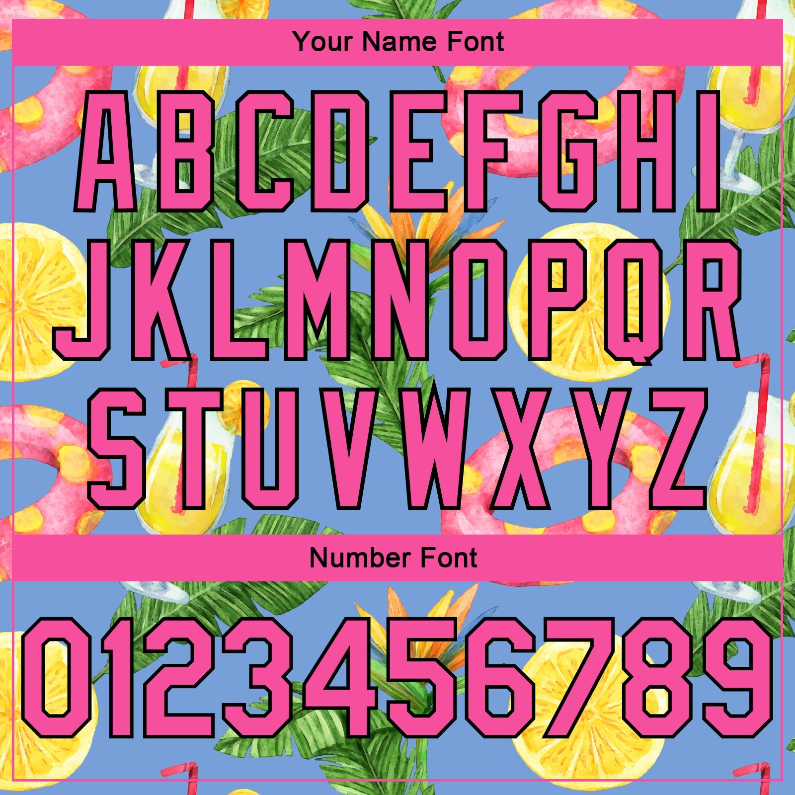 Custom Light Blue Pink-Black 3D Pattern Summer Hawaii Beach Holiday Authentic Basketball Jersey view 4