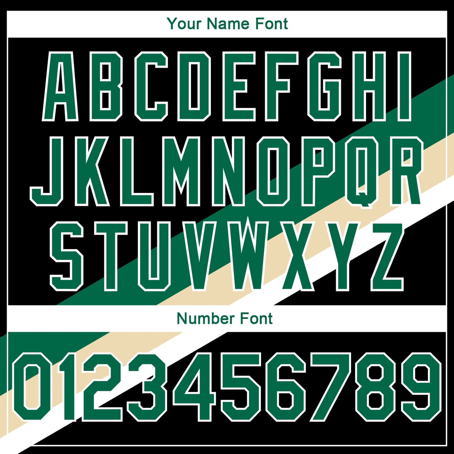 Custom Black Kelly Green-Cream Modern Authentic City Edition Basketball Jersey view 4