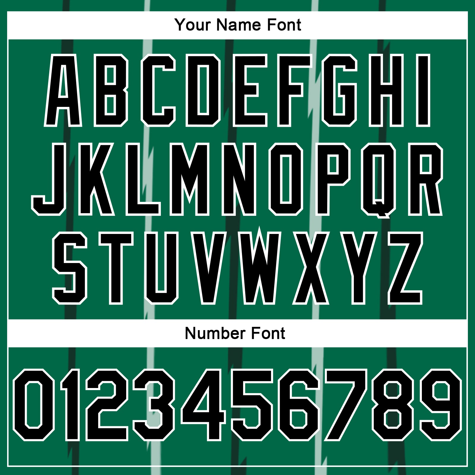 Custom Kelly Green Black-White Lines Authentic City Edition Basketball Jersey view 4