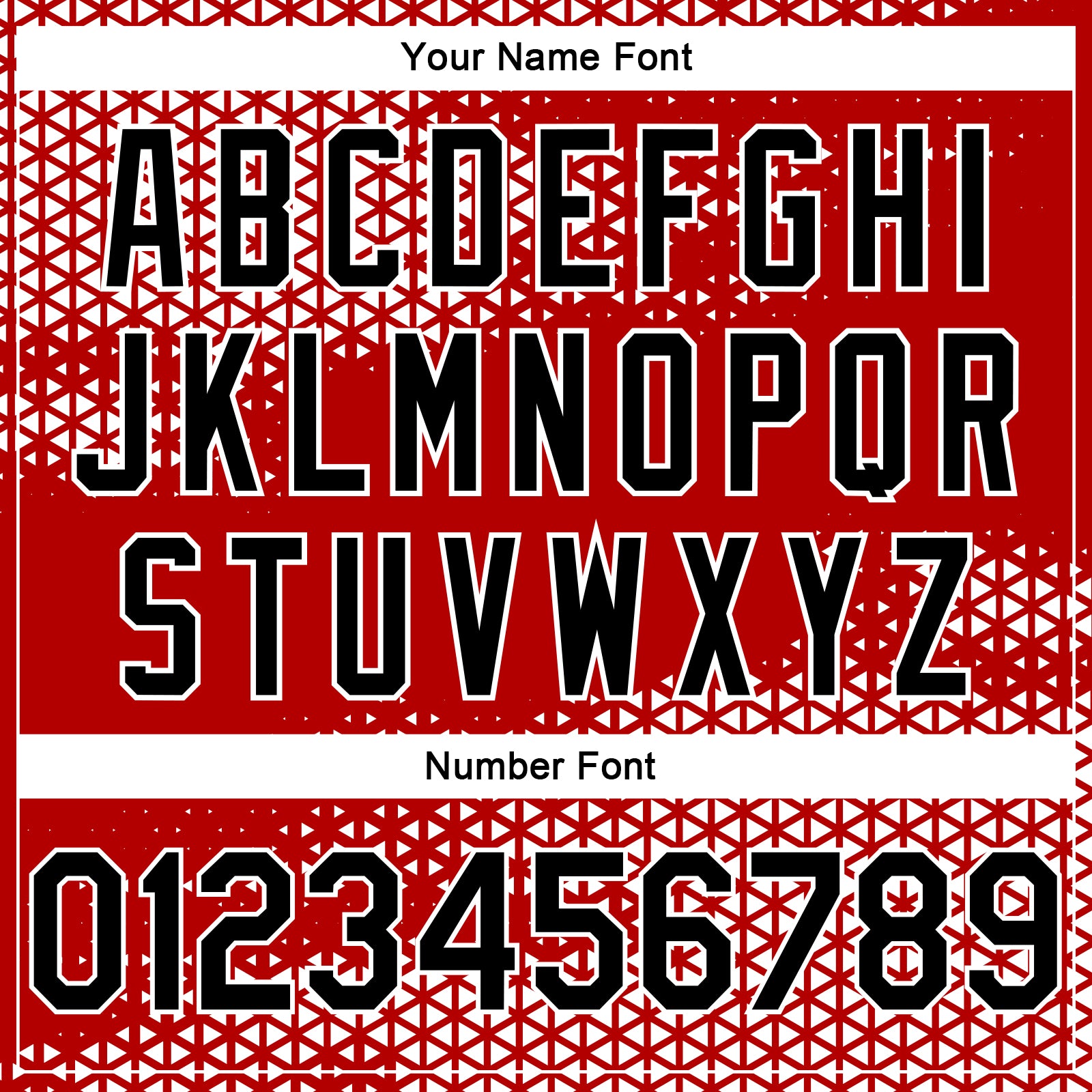 Custom Red Black-White Triangle Shapes Authentic City Edition Basketball Jersey view 4