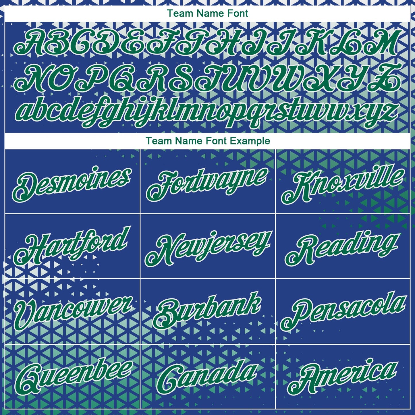 Custom Royal Kelly Green-White Triangle Shapes Authentic City Edition Basketball Jersey view 3