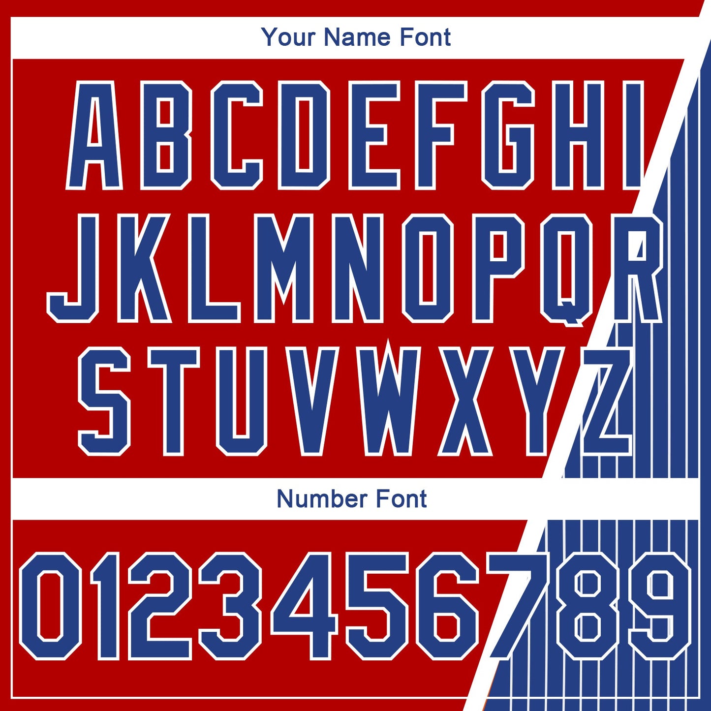 Custom Red Royal-White Triangle Pinstripes Authentic City Edition Basketball Jersey view 4