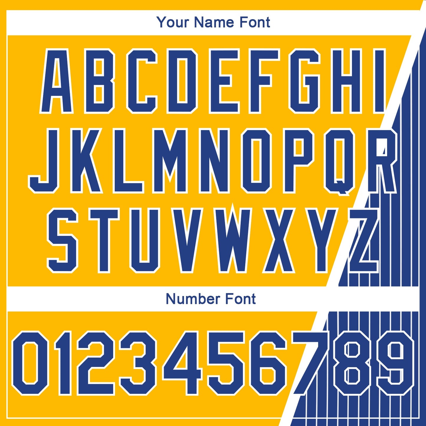 Custom Gold Royal-White Triangle Pinstripes Authentic City Edition Basketball Jersey view 5