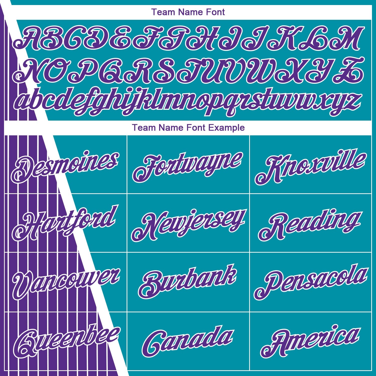 Custom Teal Purple-White Triangle Pinstripes Authentic City Edition Basketball Jersey view 3