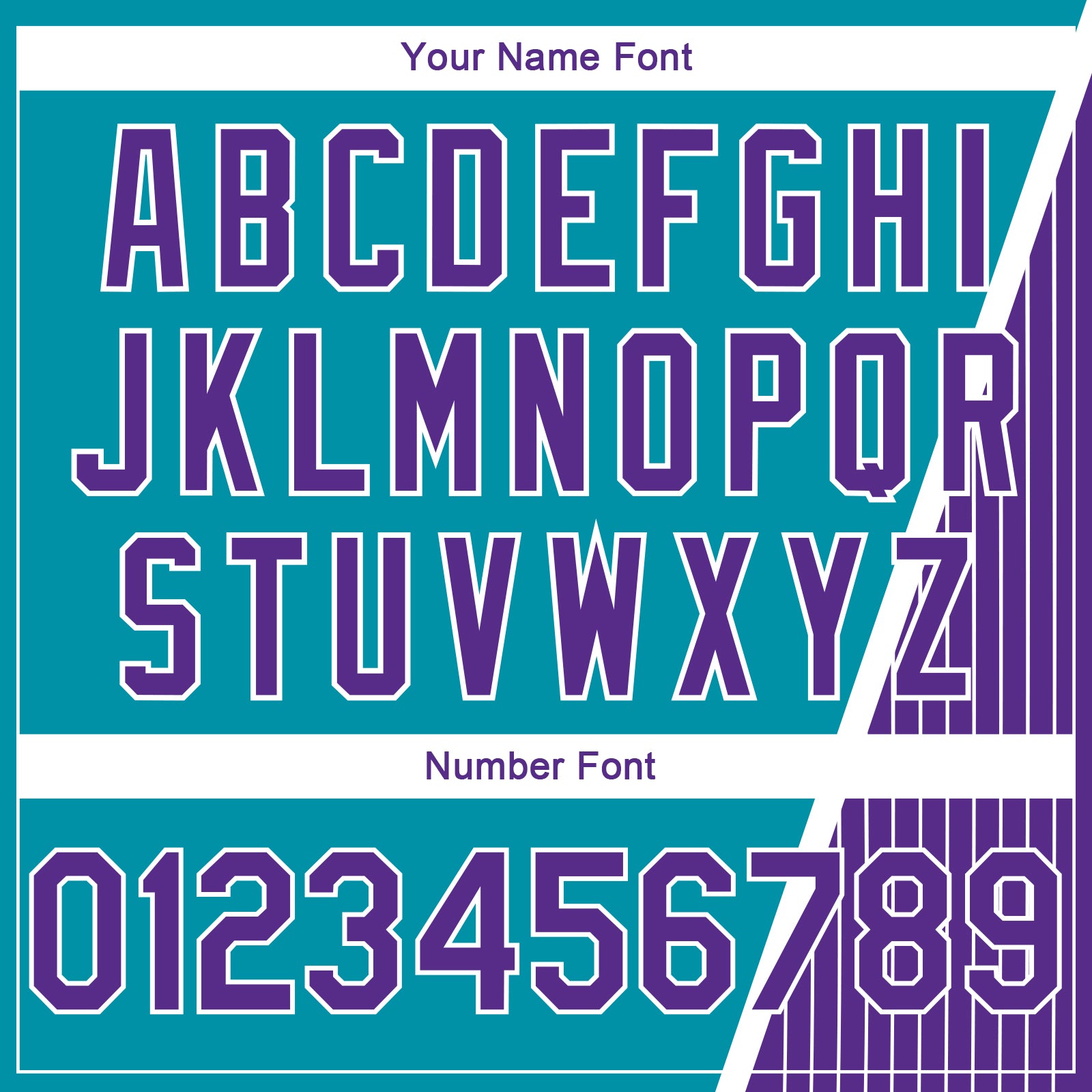 Custom Teal Purple-White Triangle Pinstripes Authentic City Edition Basketball Jersey view 4