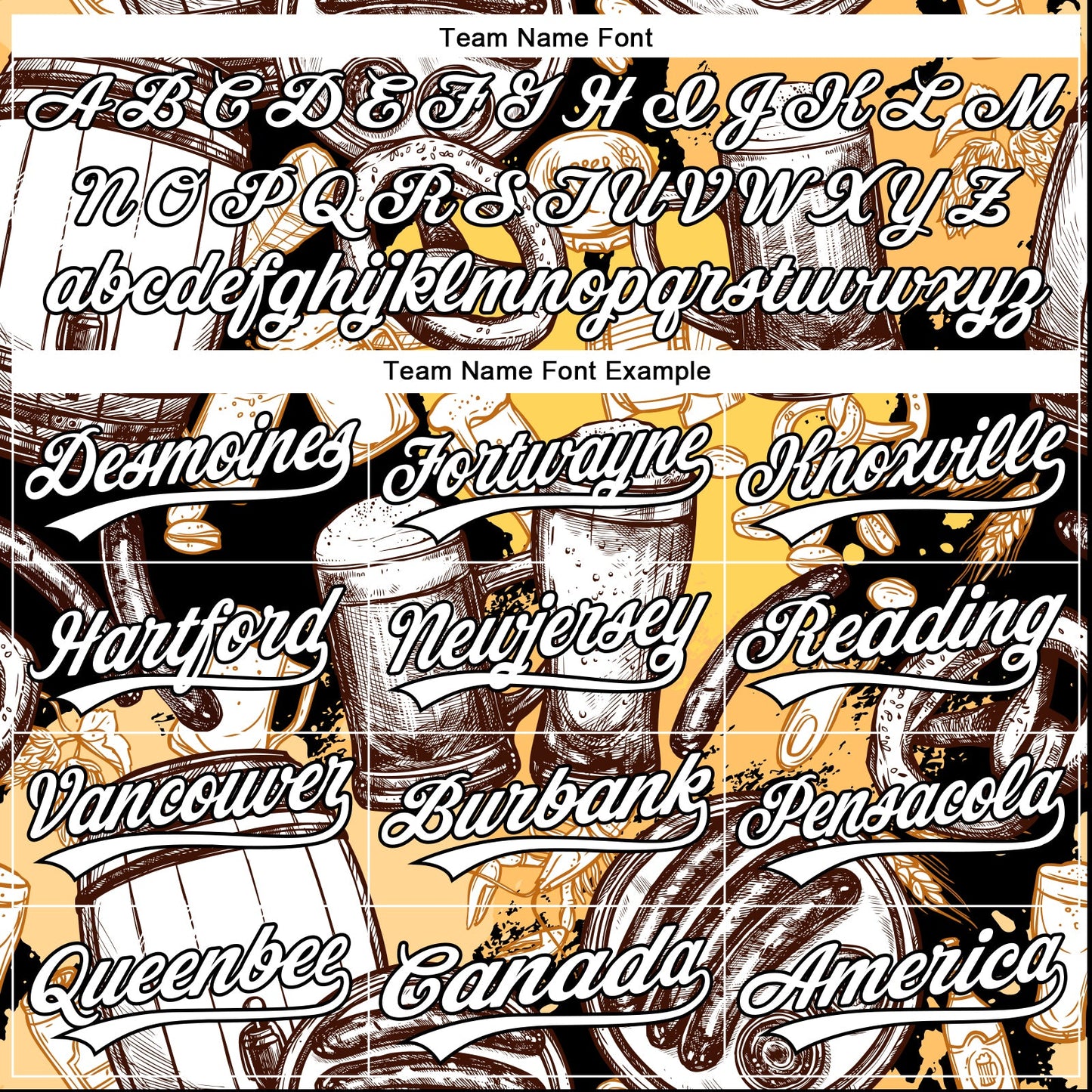 Custom White Black 3D Pattern Design Beer Festival Authentic Baseball Jersey view 4